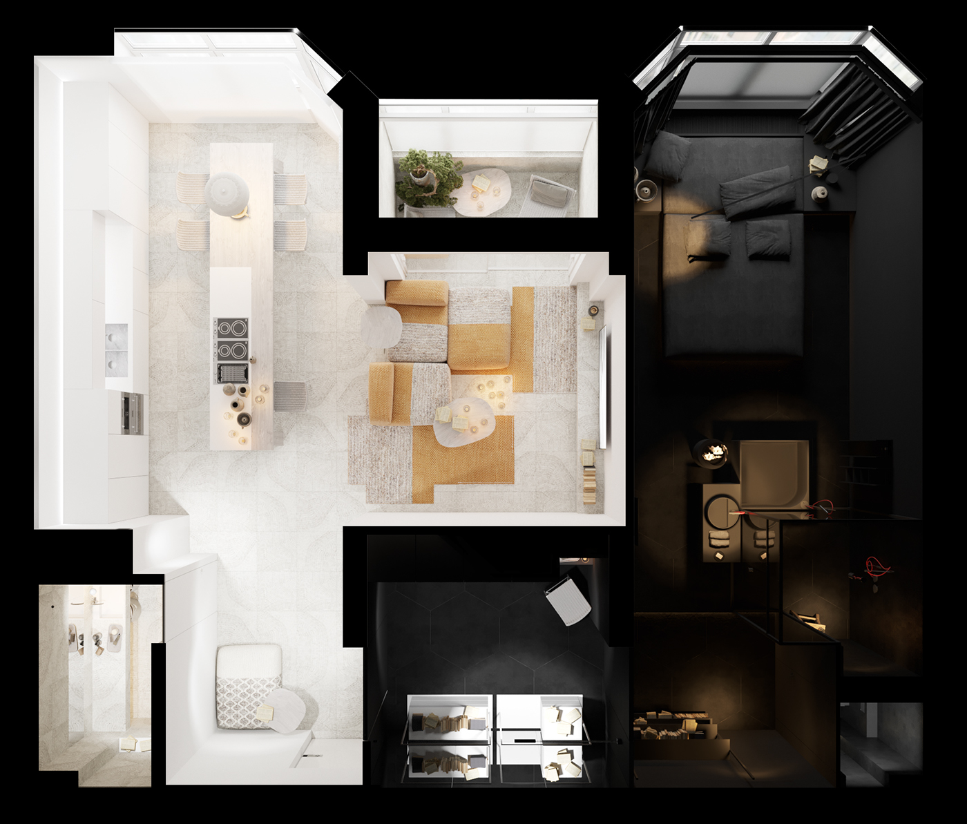 igorsirotov Interior minimalist kitchen bathroom bedroom kiev interiordesign White