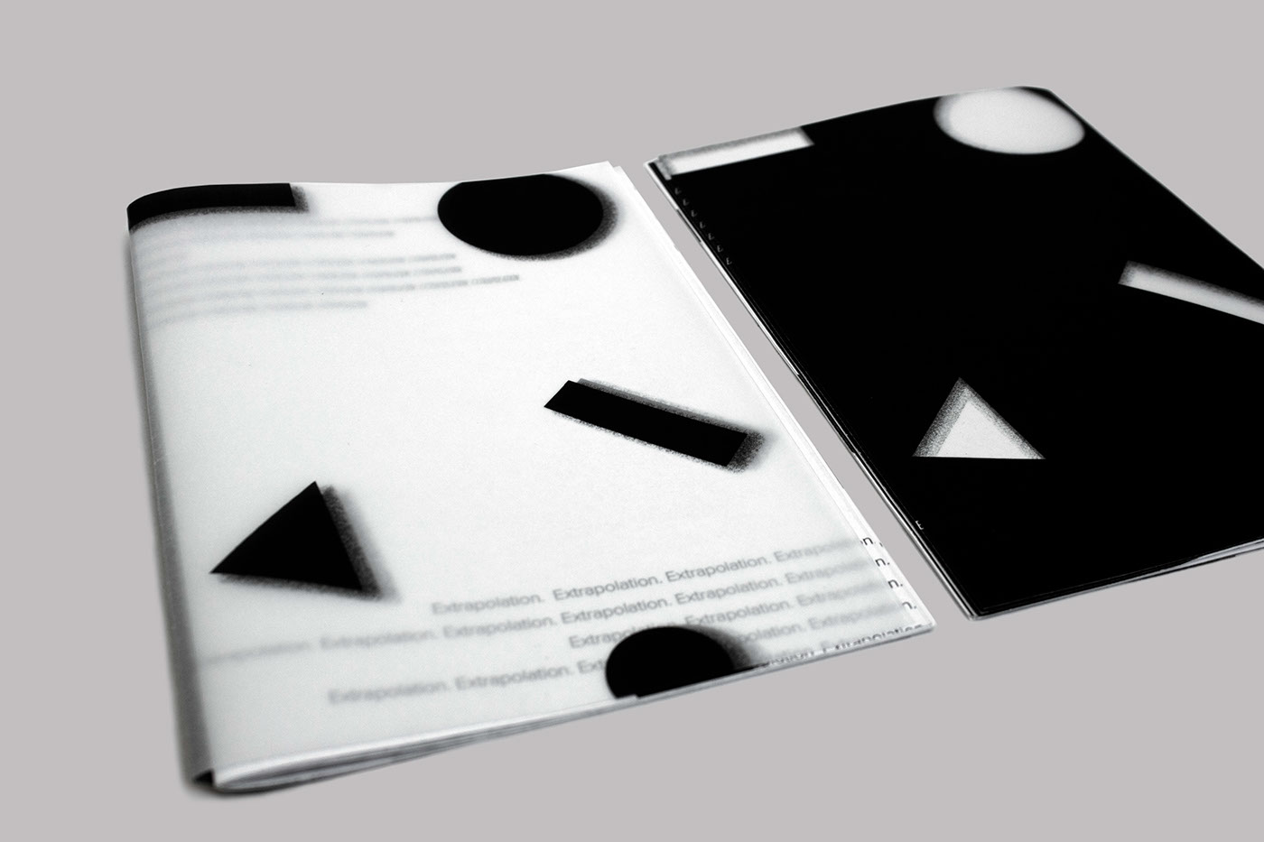 fanzine black and white geometric editorial stereotypes