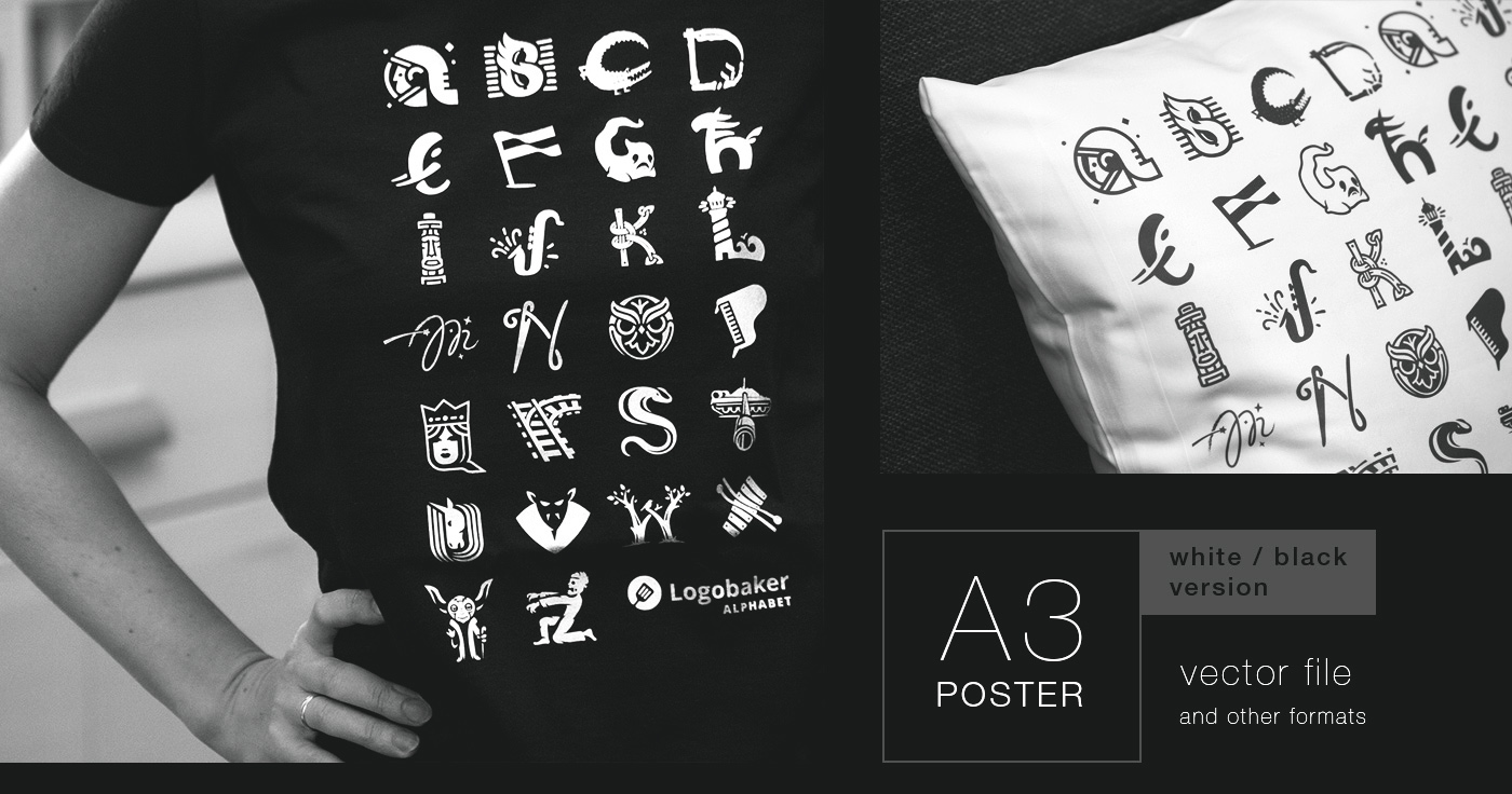 alphabet logo letter free Logotype
