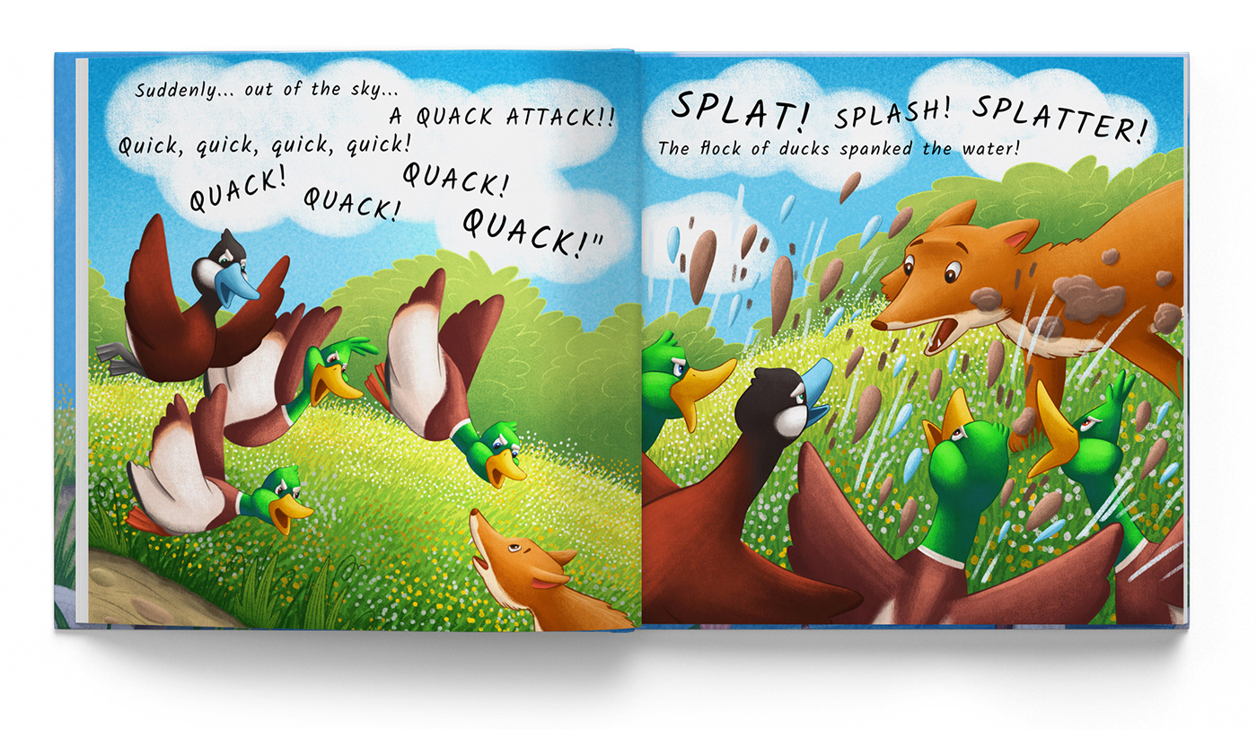 animal bird book book cover book illustration Character design  children illustration children's book cover duck