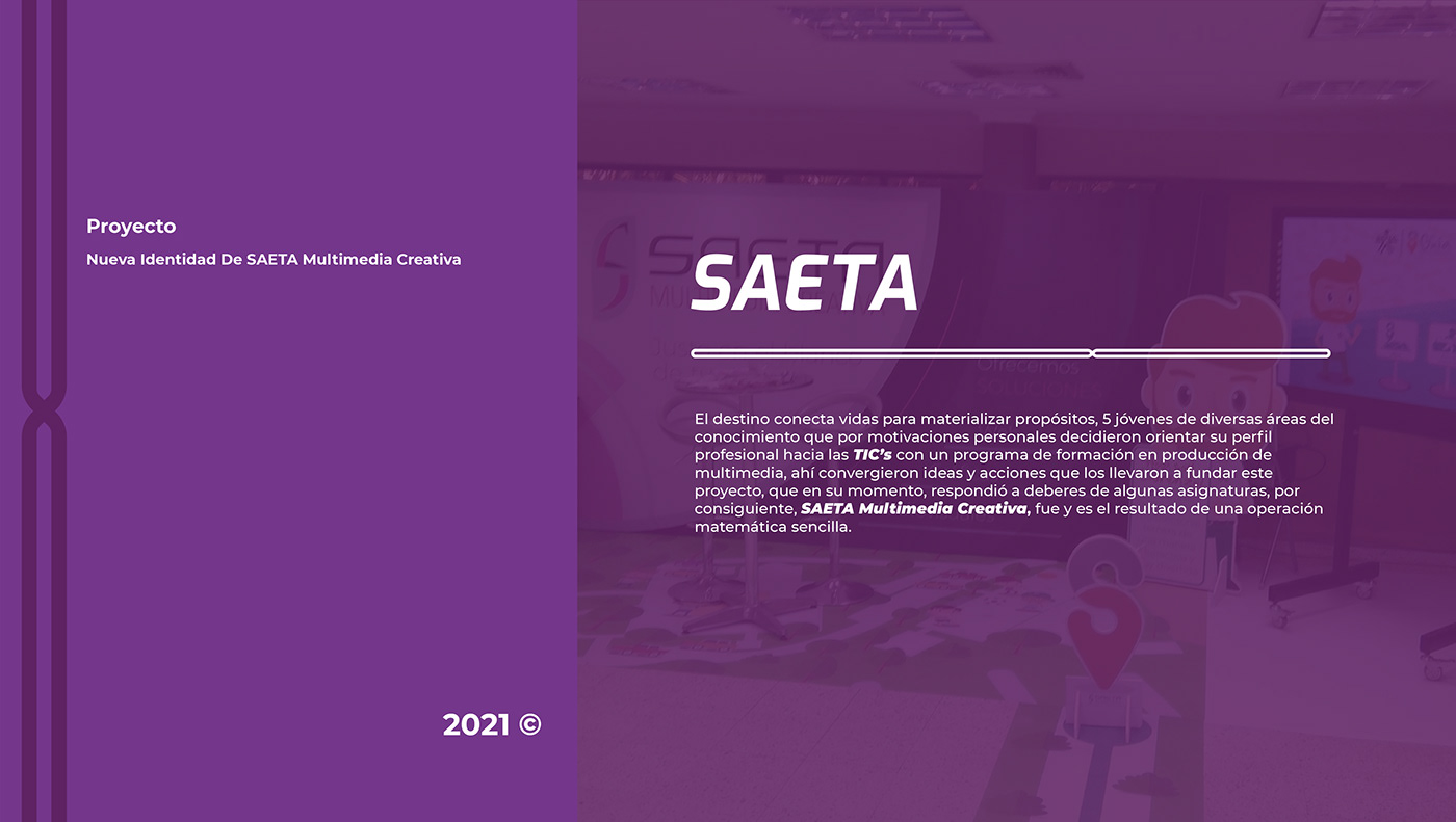 brand branding  Creativa diseño enterprise identidad ilustrator marca Multimedia  Saeta