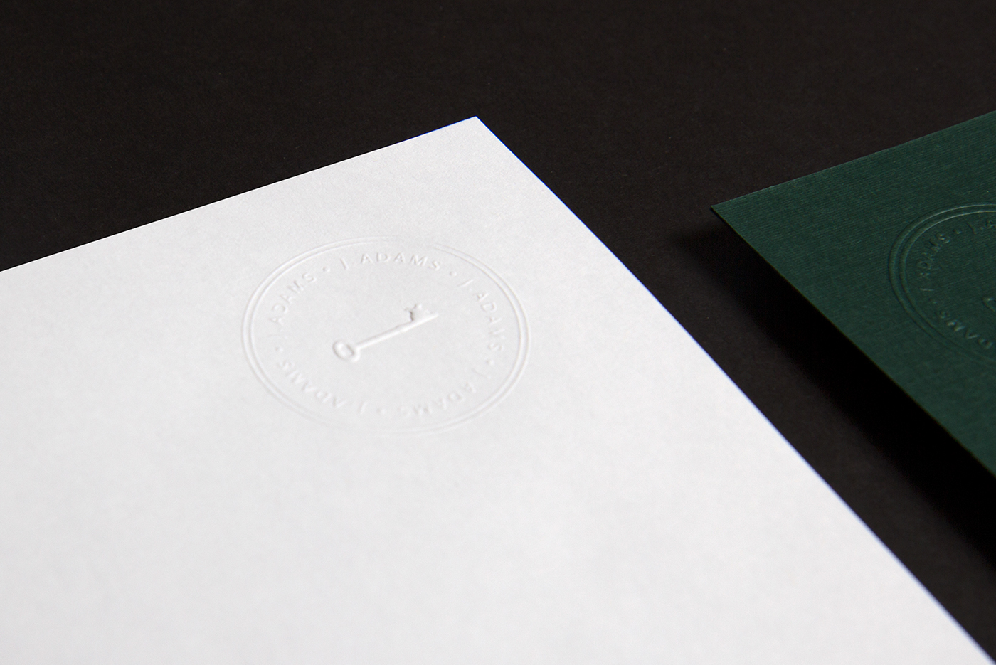 print foil papeterie Stationery emboss logo branding  design