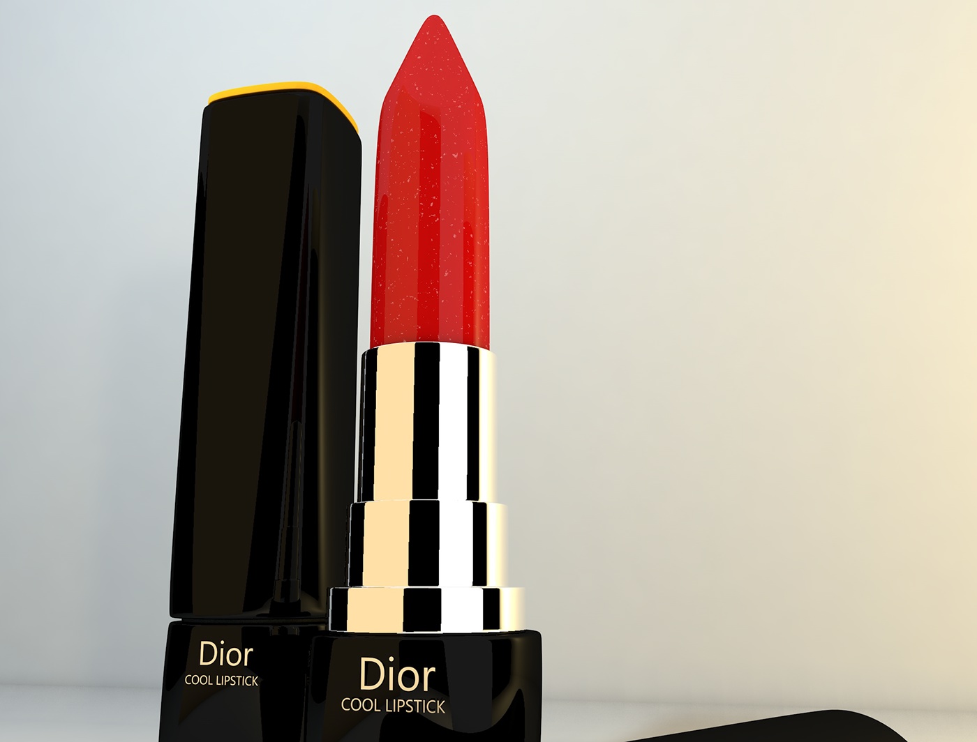 lipstick Advertising  3D graphic design 