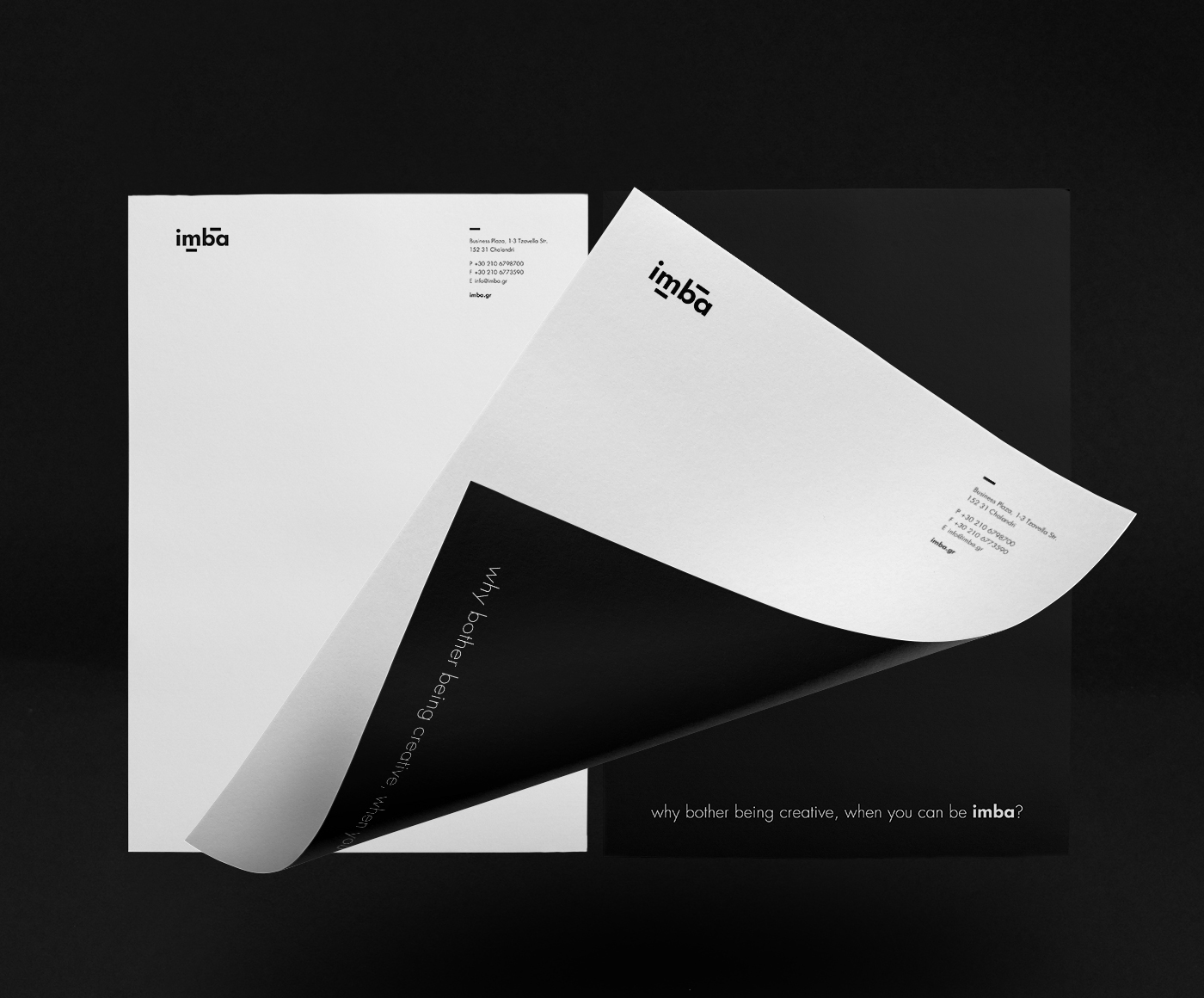 branding  design identity cards print blackandwhite presentation corporate logo
