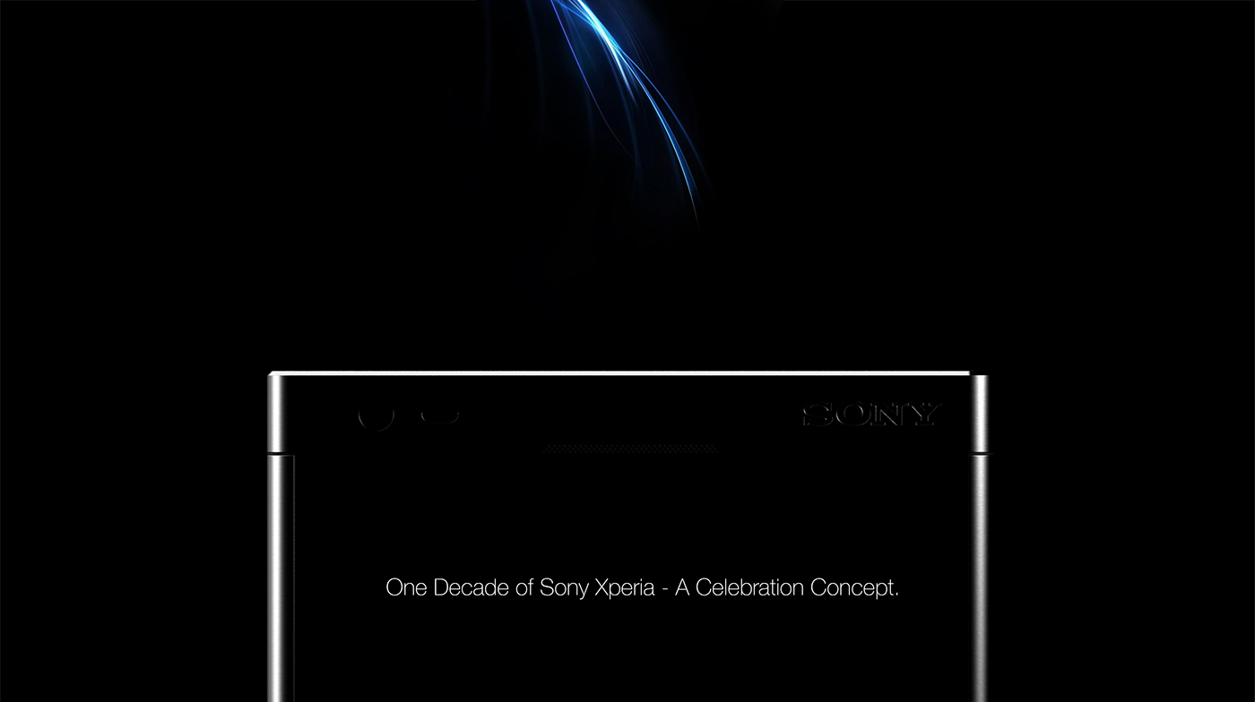 Sony smartphone phone industrial design  product design  xperia silver iconic