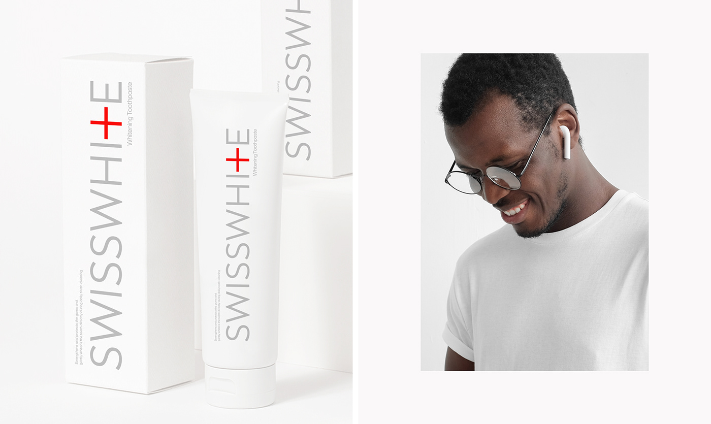 branding  communication design healthcare identity Minimalism Packaging whitening