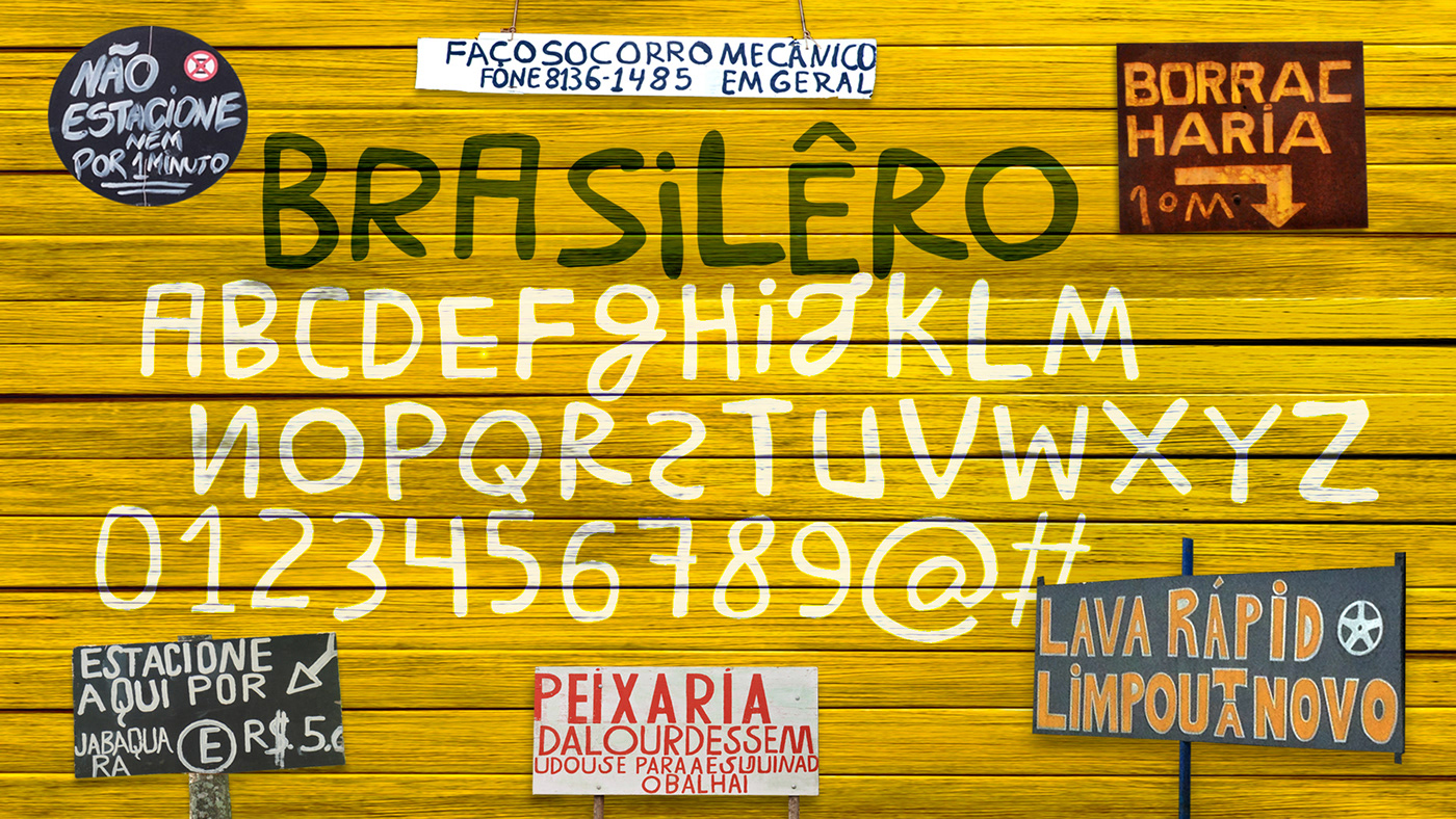 Adobe Portfolio vernacular Typeface handmade tipografia brasilero letreiramento letrismo lettering typography  