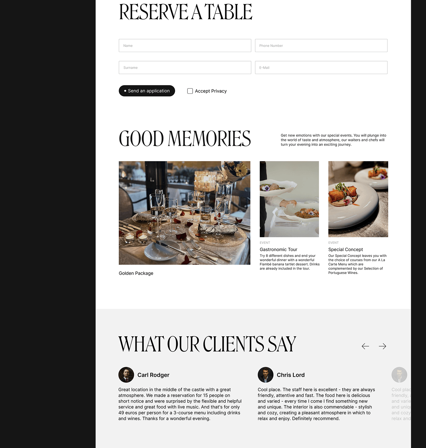 UI/UX Figma Web Design  landing page restaurant photoshop Website ux user interface ui design