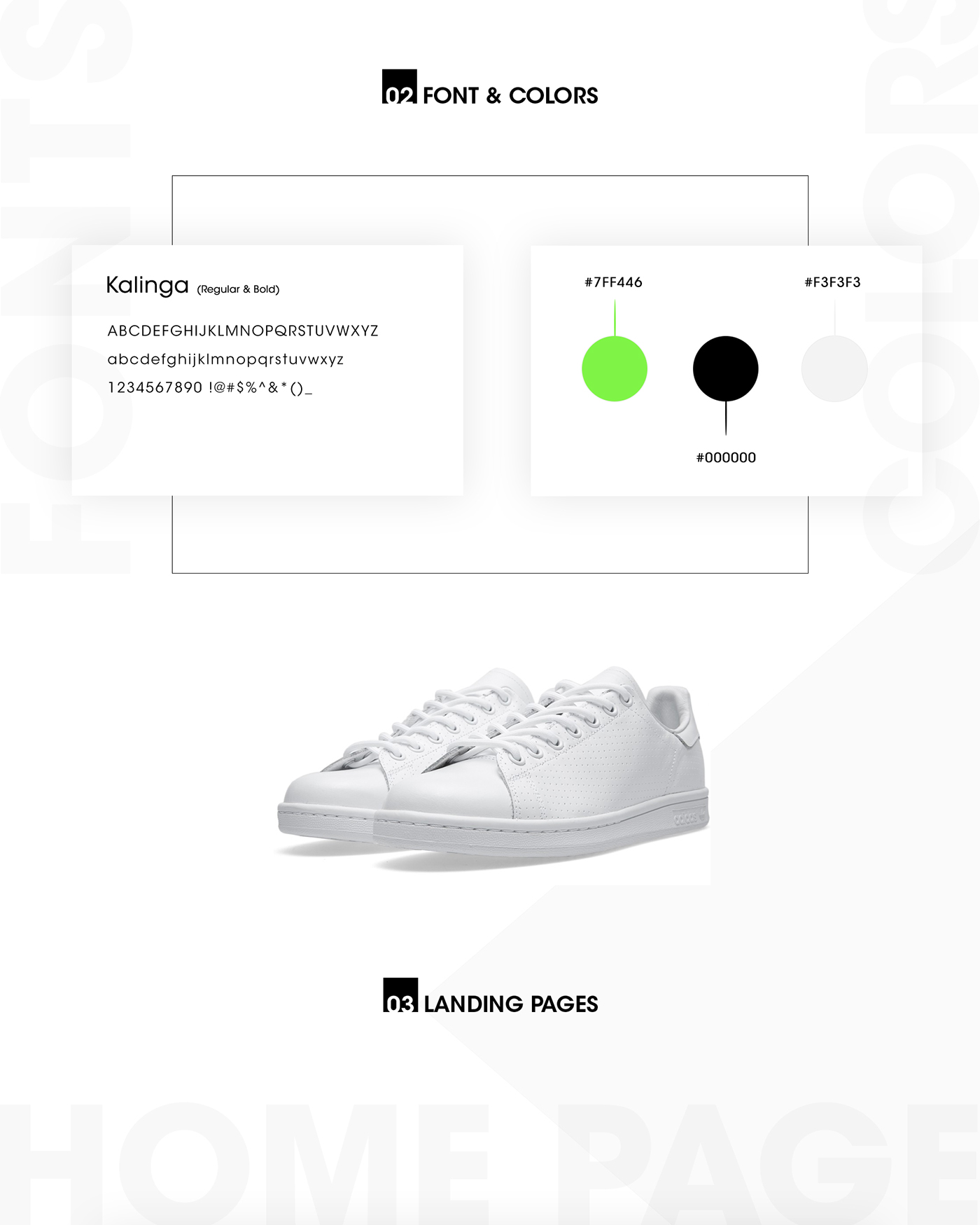 shoes Webdesign UI ux interactions Ecommerce minimal landing shop