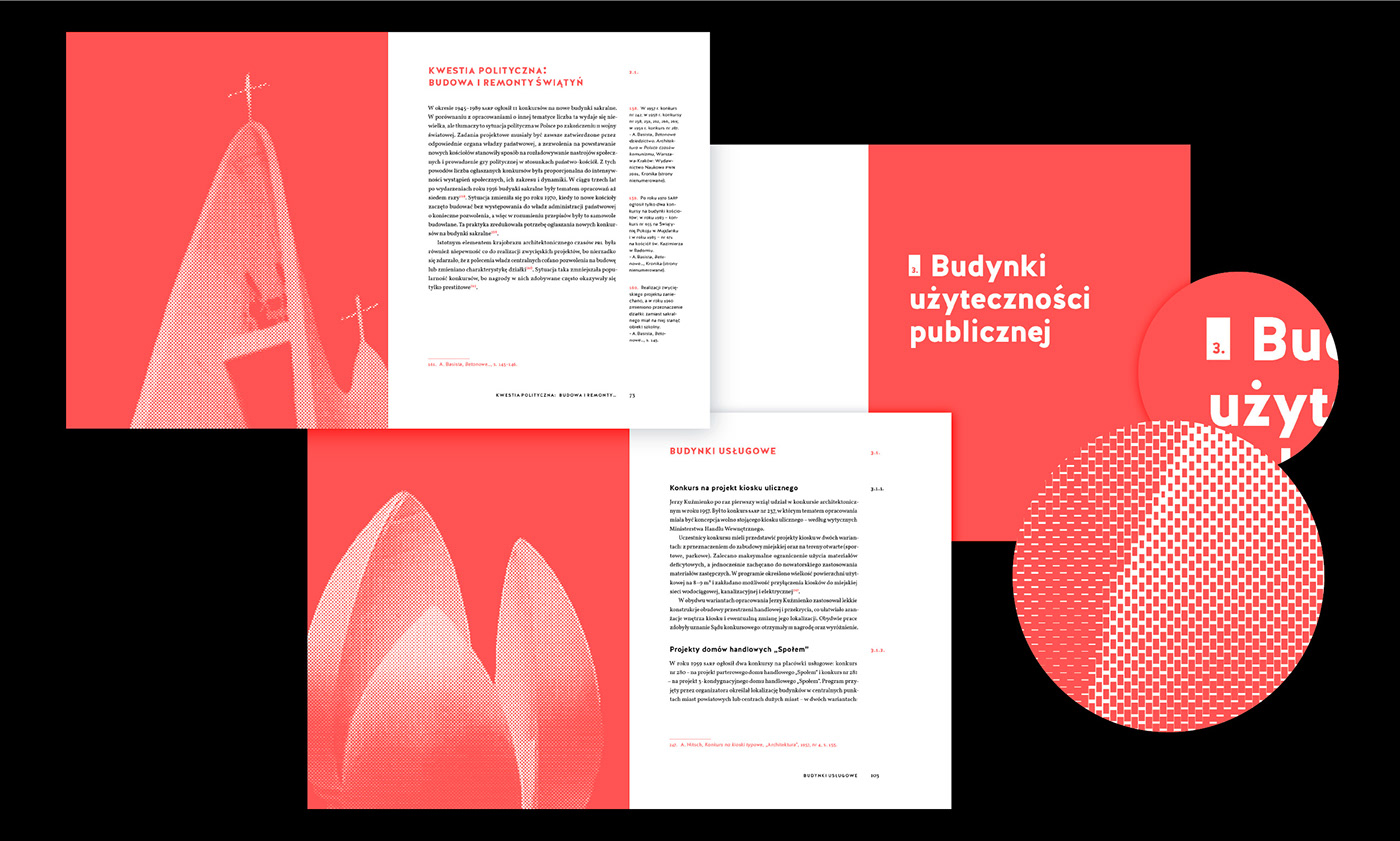 book architecture monography text Layout architect modernism publishing   publication