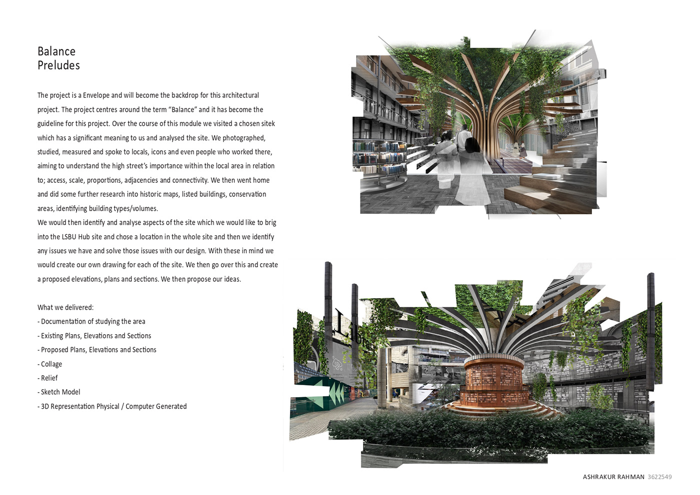 3D architecture enscape Project University visualization vray