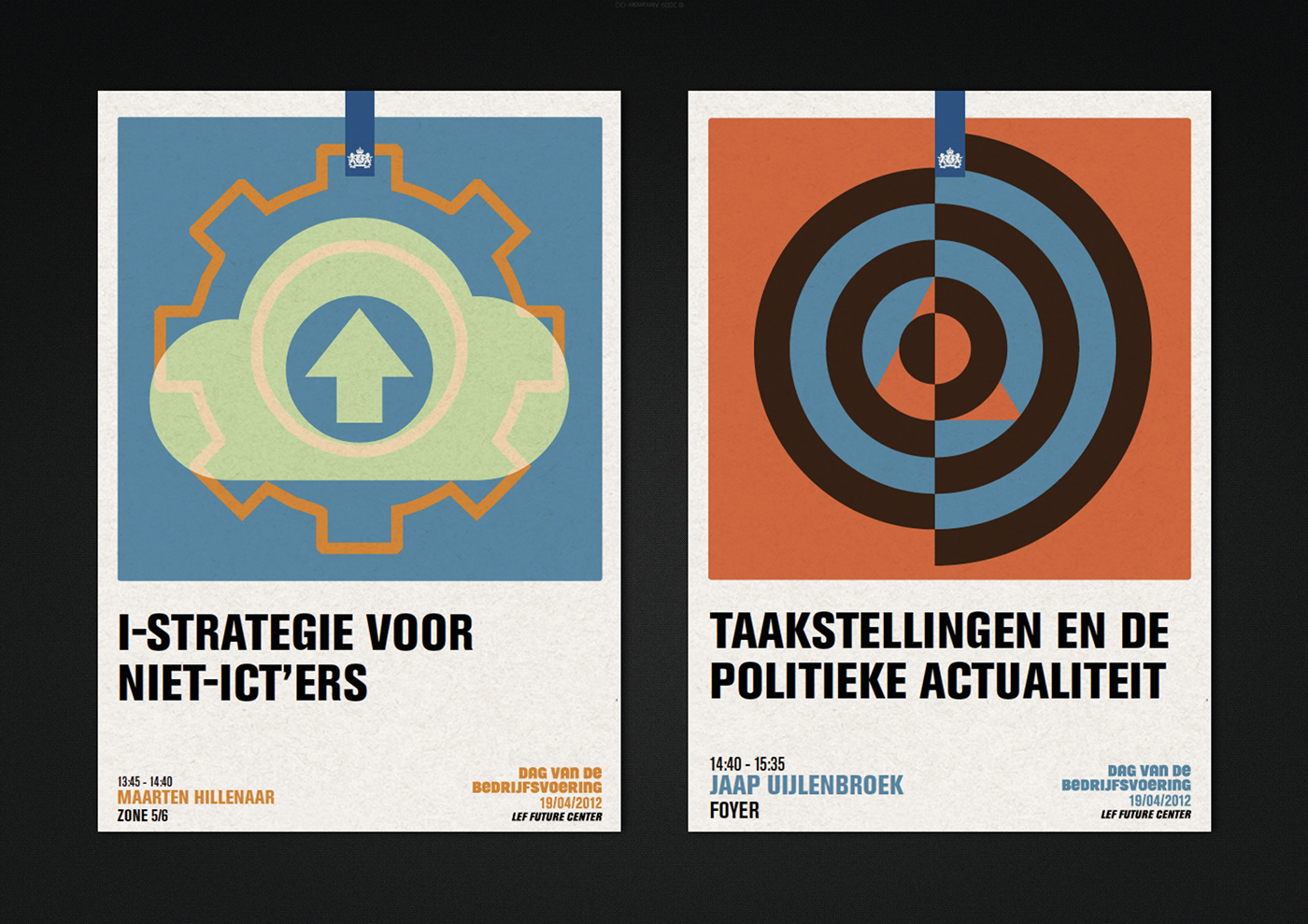 rijksoverheid sov lef rijkswaterstaat overheid communicatie posters Krant flyers tickets