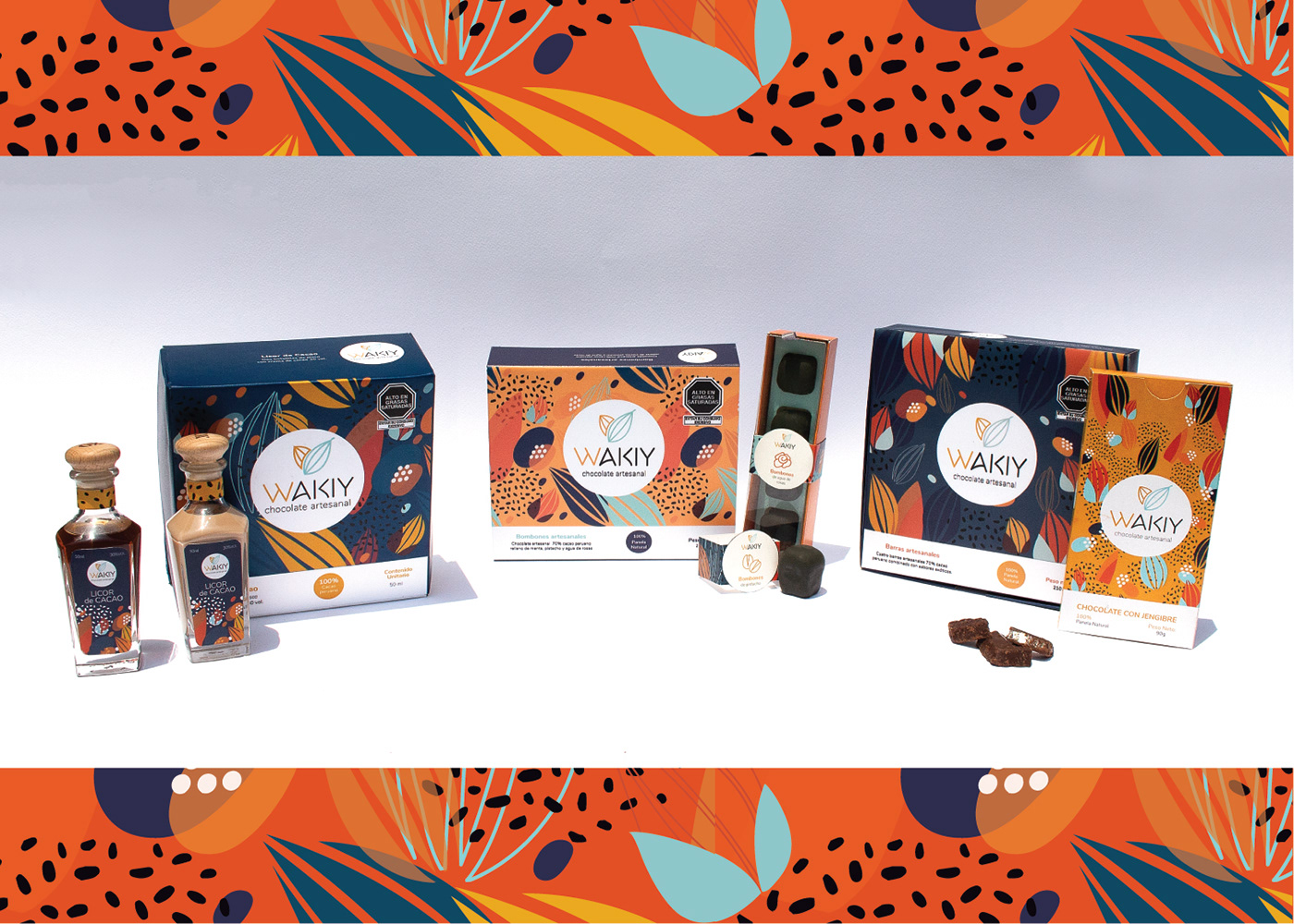 alimentación caramelo chocolate embalaje logo marca organic bonbon brand Packaging