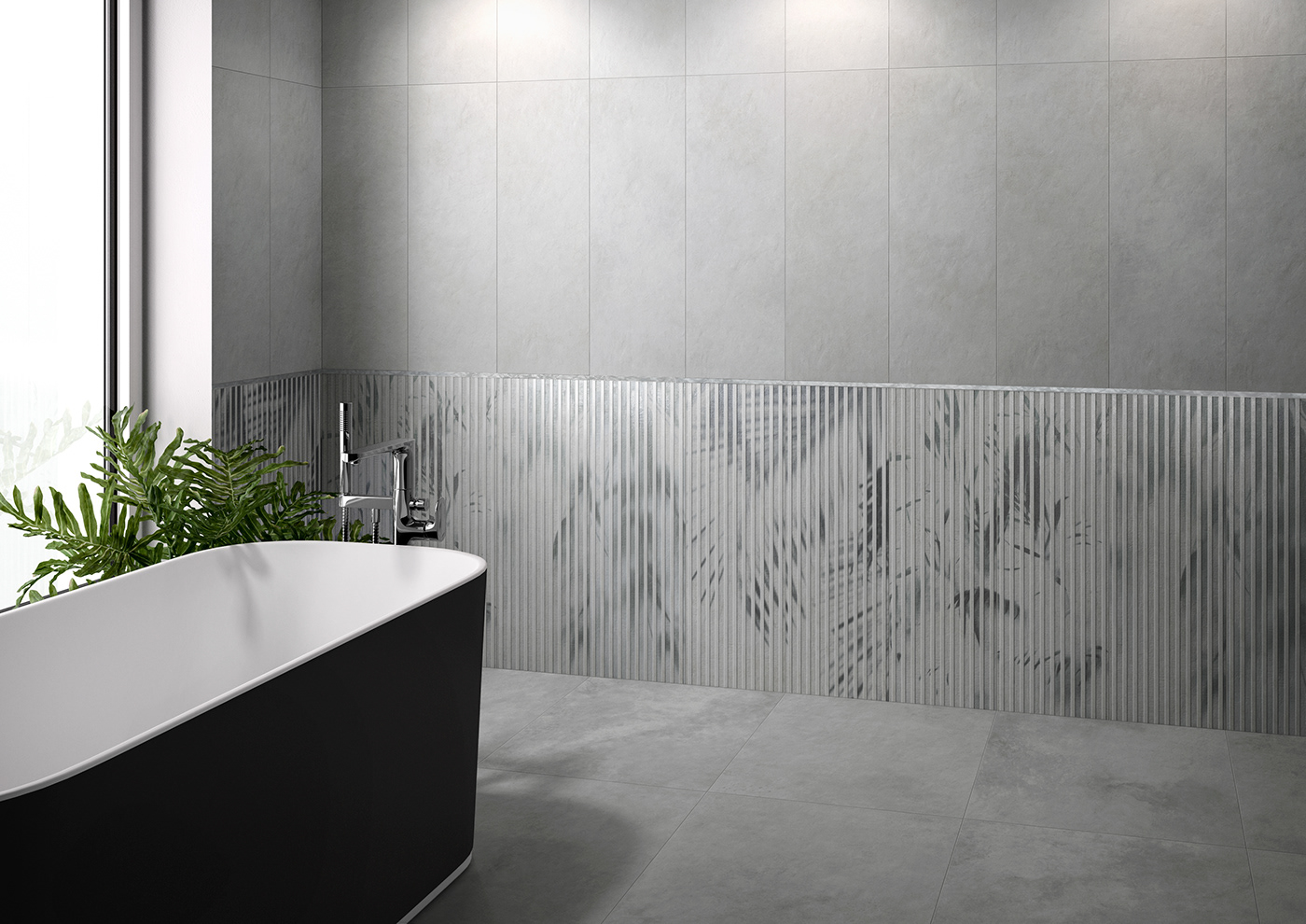 wall styling  ınterior bathroom design ceramic decor modern ombra concrete