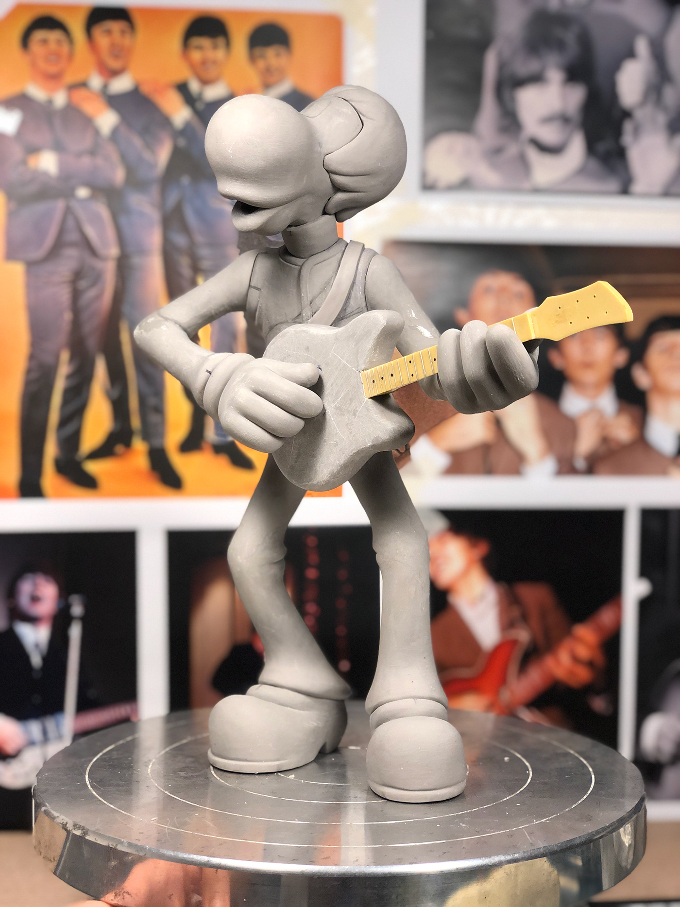 art arttoy Beatles FINEART handmade sculpture thebeatles 비틀즈 아트토이 예술