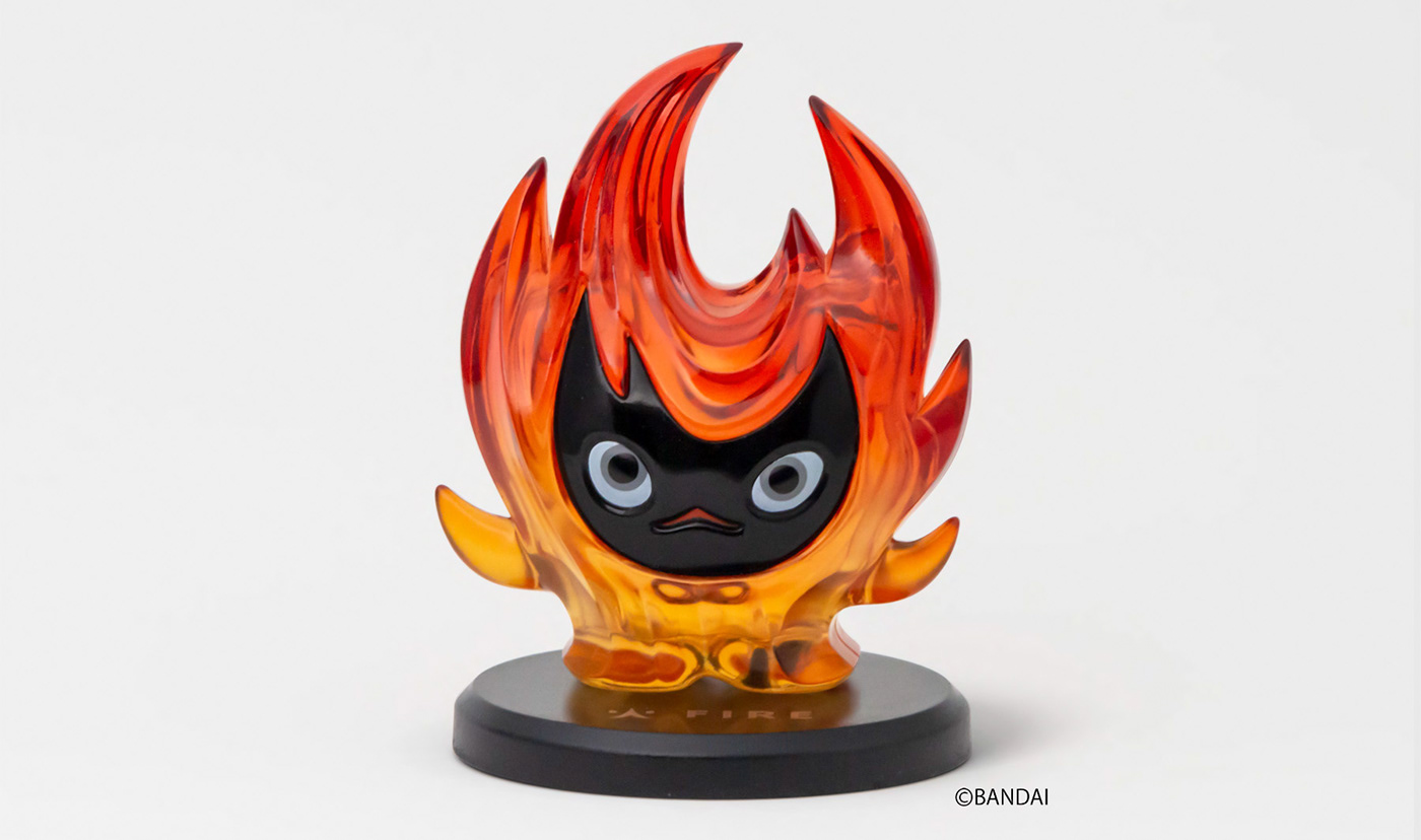 玩具 Capsule Toys toy Character design  fire water Gashapon Bandai