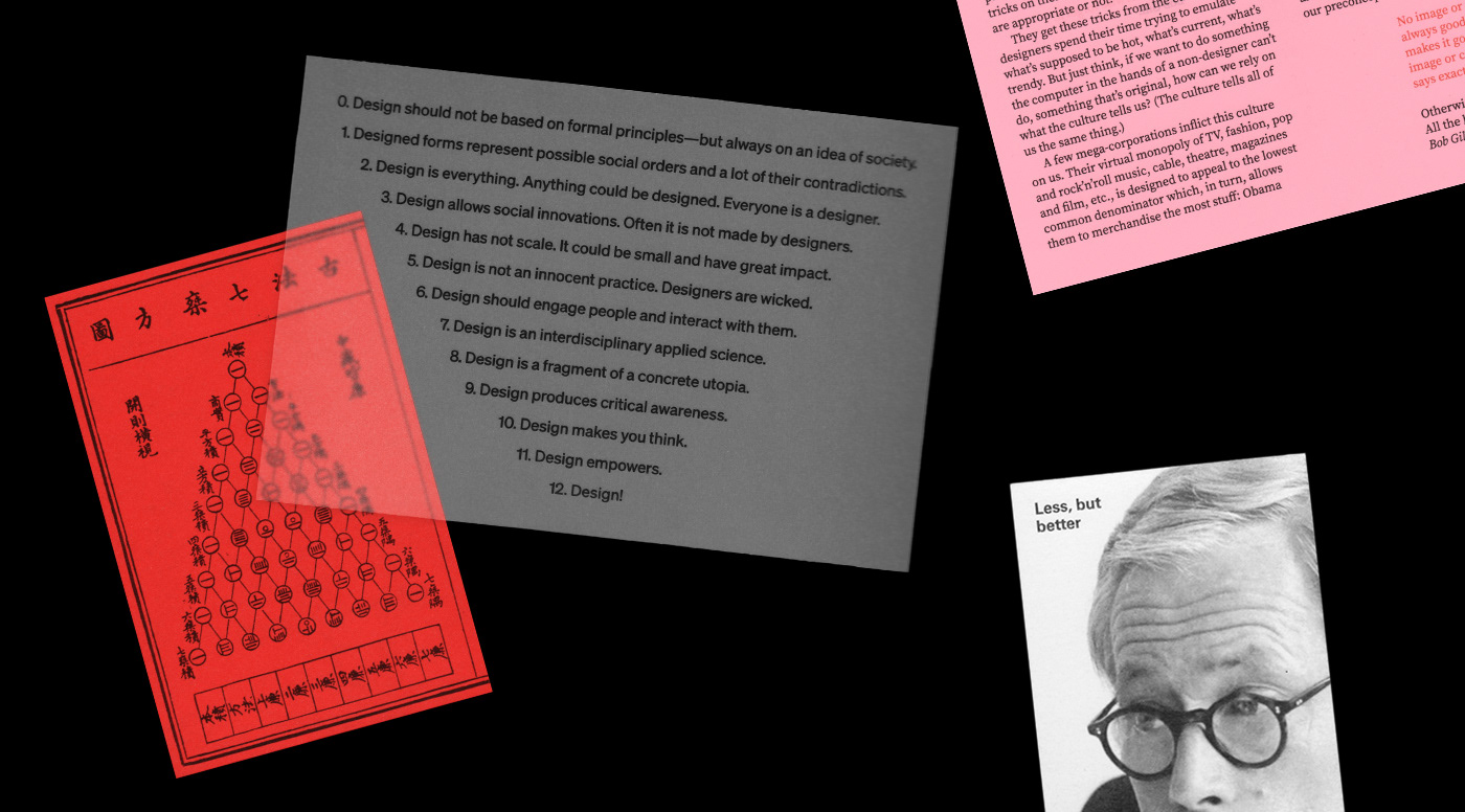 binding concept envelope experimental manifesto minimal unify editorial garland rams