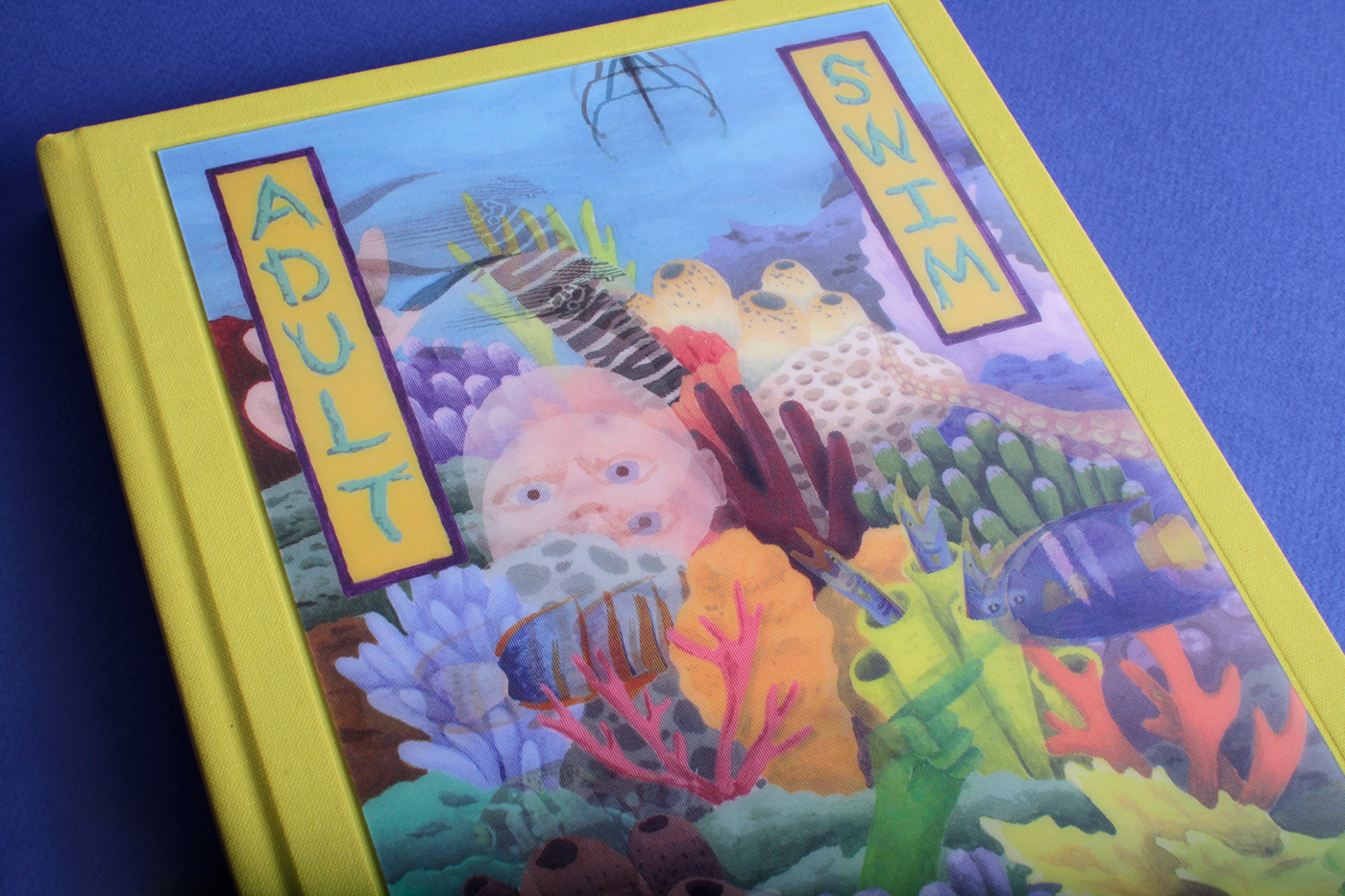 lenticular animation  gif notebook sketchbook hardcover book book design book cover fish