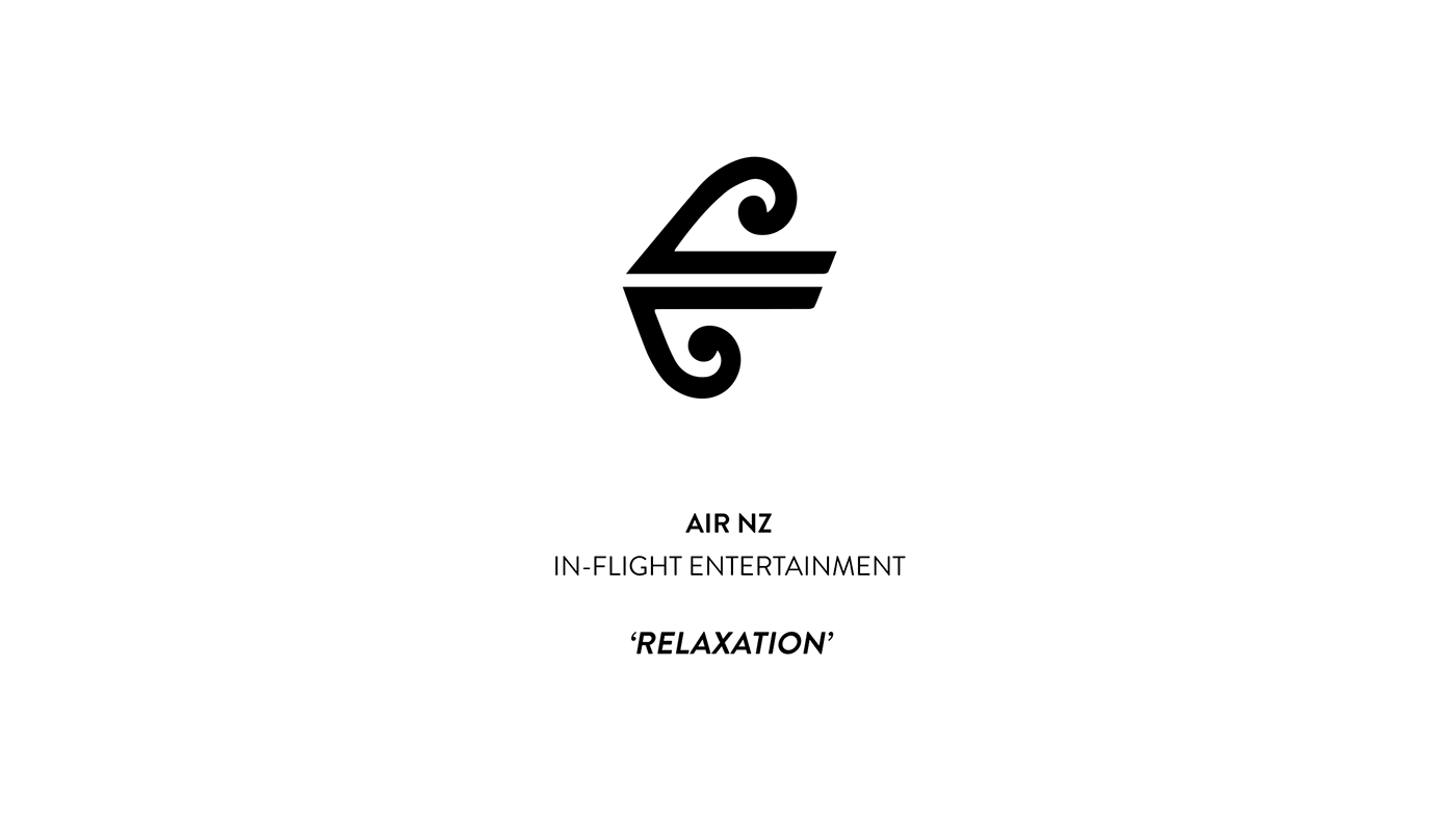 Air NZ New Zealand calm inflight entertainment airplane meditation air new zealand relaxing Nature corporate