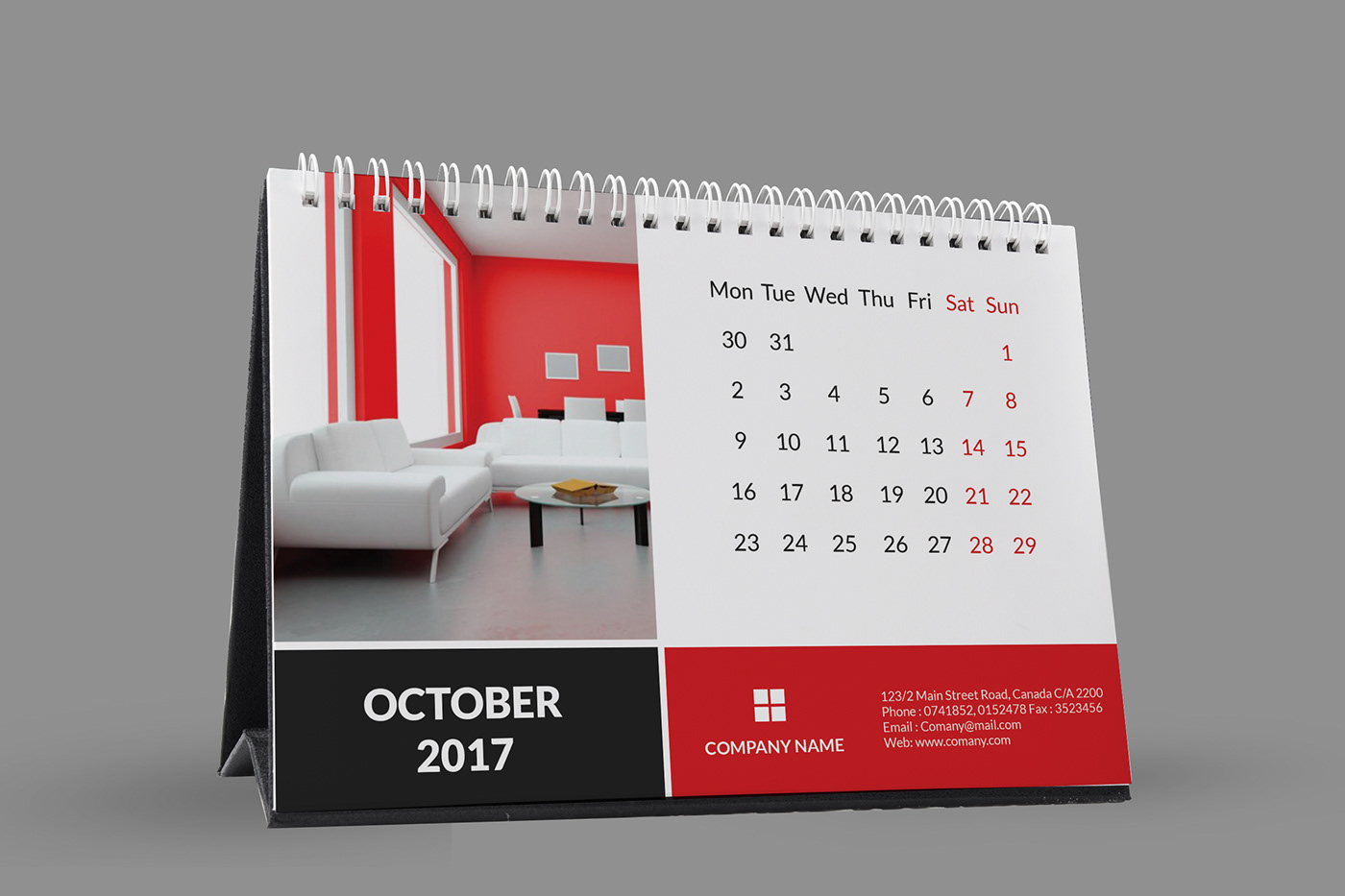 desk calendar Calendar Template calendar 2017 table calendar Illustrator photoshop corporate calendar Tent Calendar Office yearly calendar