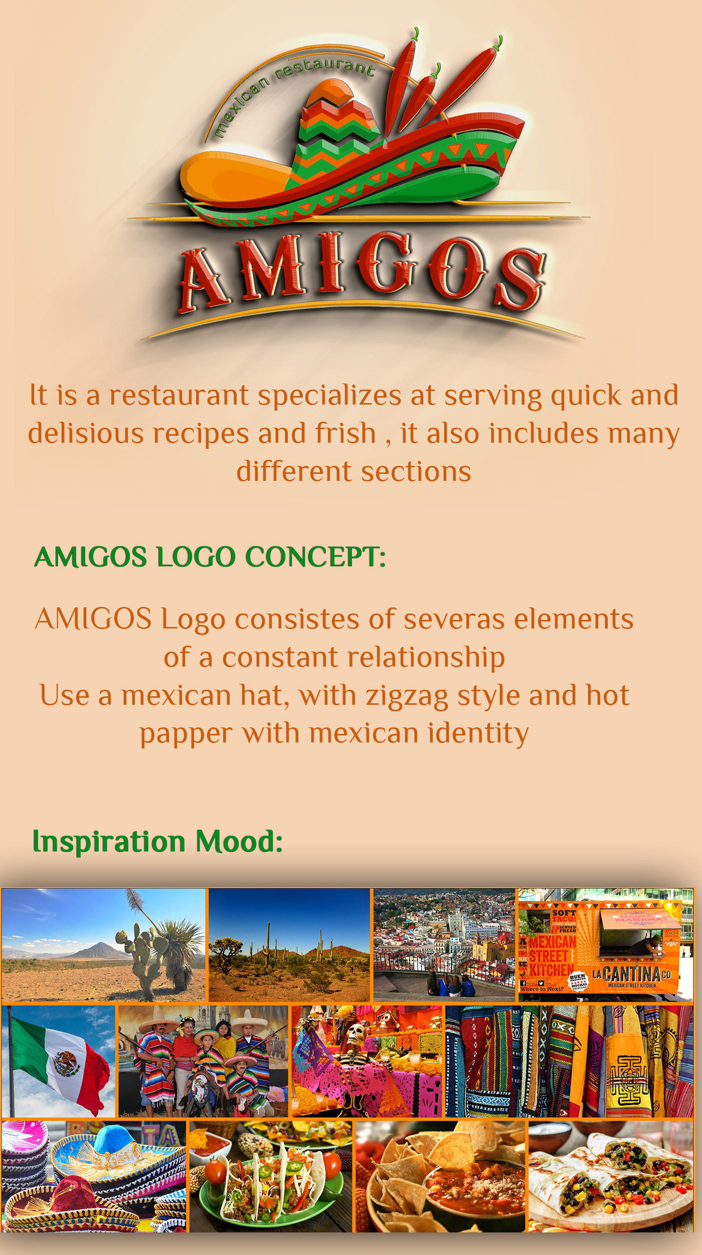 Amigos brading fastfood friends identidade visual Logo Design Logo illustration mexico restaurant