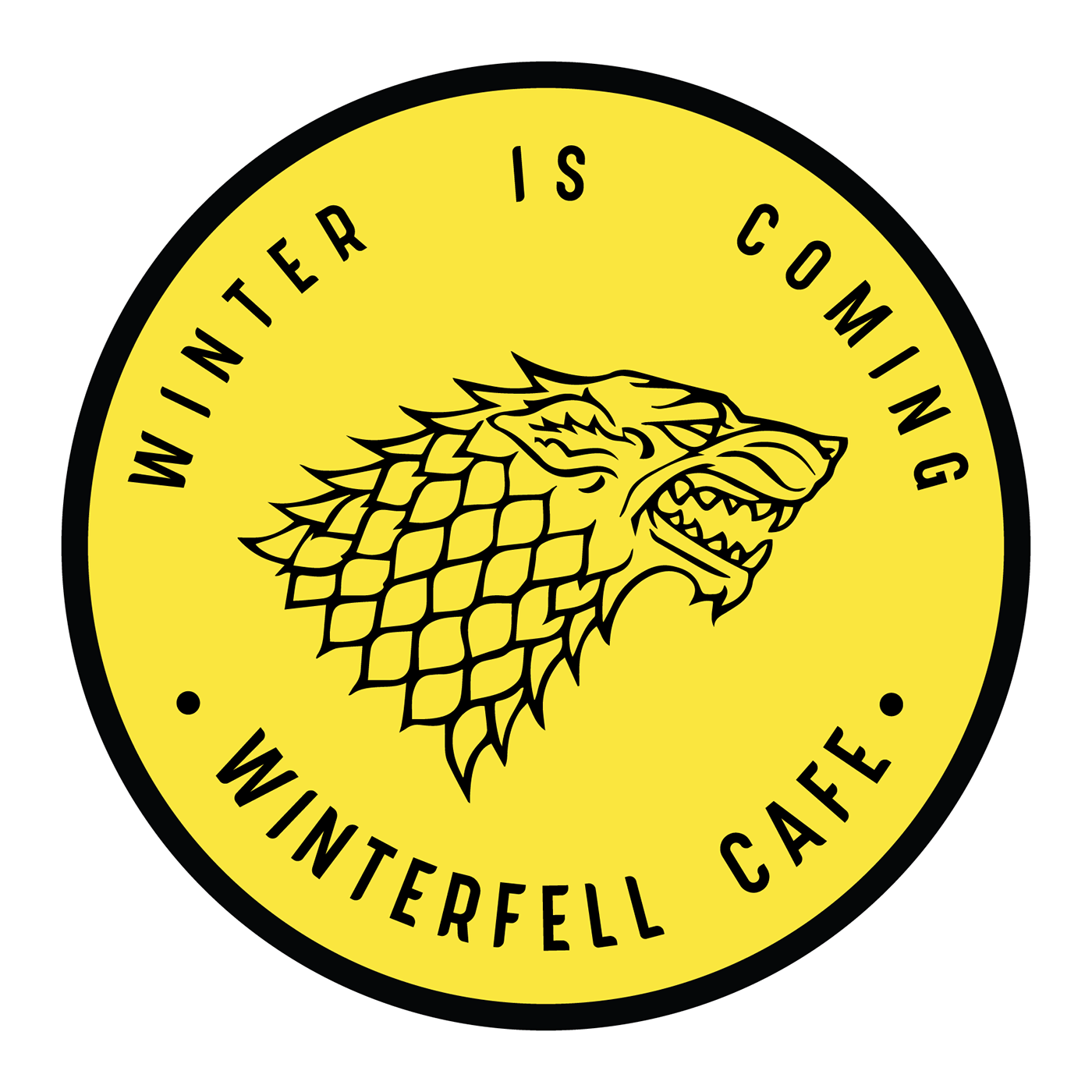 Game of Thrones Stark Winterfell wolf