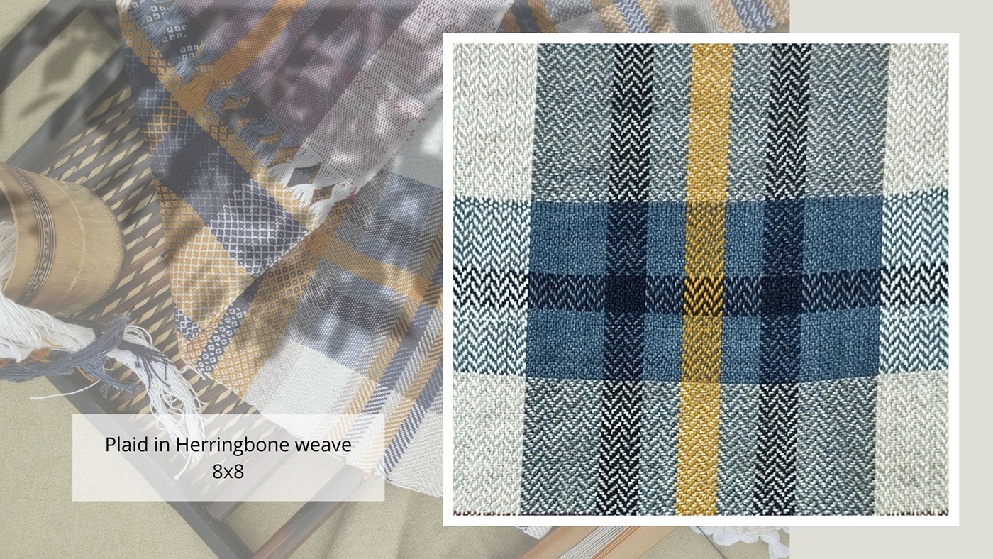 Checks and Stripes colourandweave Frameloom swatches herringbone Plaids skyinspiration TABLETOPLOOM twill weave variations of weave weaves