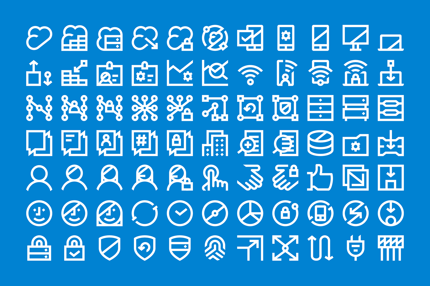 Icon icons minimal blue dell corporate identity icongrapher barcelona Y&R sintesis
