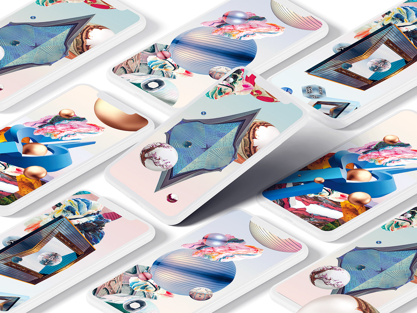 3dgraphics apple beijing collage Collageart huawei themedesign wallpaper wallpaperart wallpaperdesign