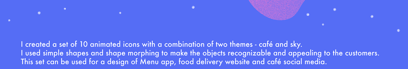 app delivery icons menu restaurant UI vector highlights gif galaxy