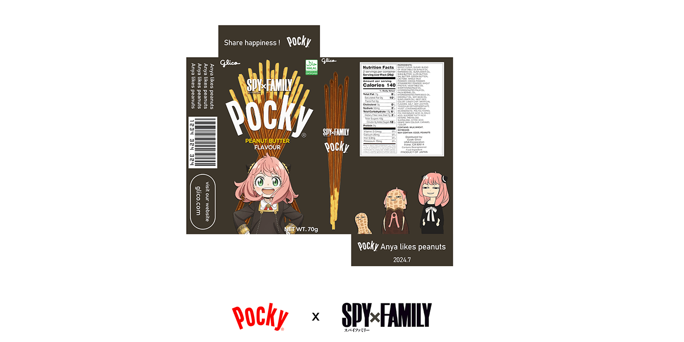 SpyFamily x Pocky collab