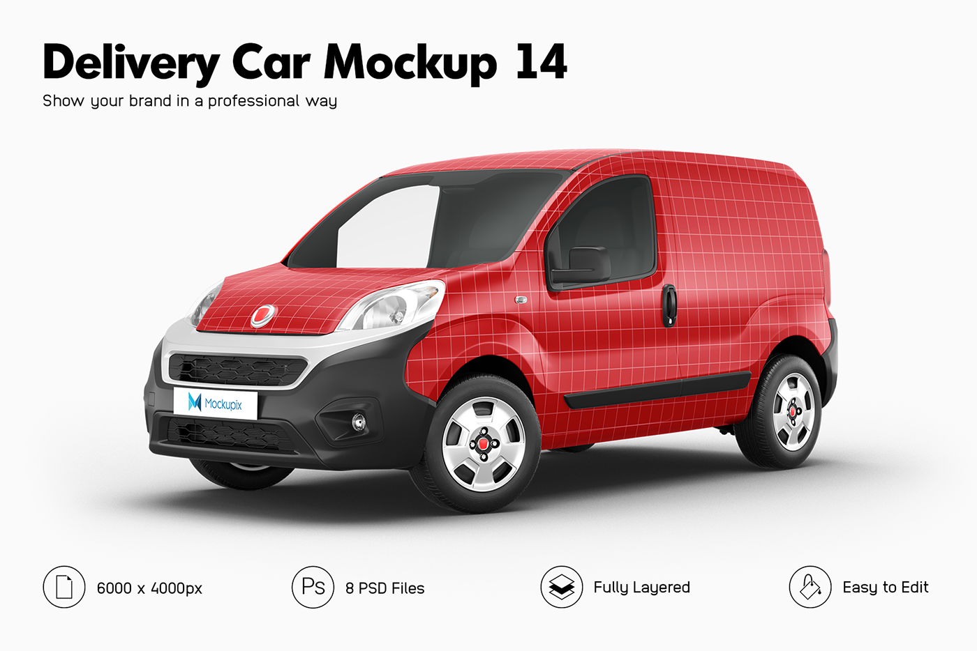 Advertising  Auto digital fiat graphic design  product psd mockup Transport Vehicle wrapping