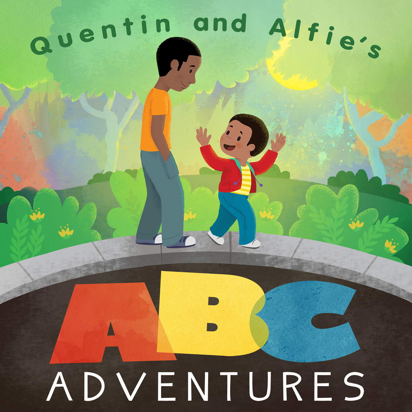 Alphabet art app art audio book audio book art book cover book illustration Character design  children's book children's illustrator kid's book