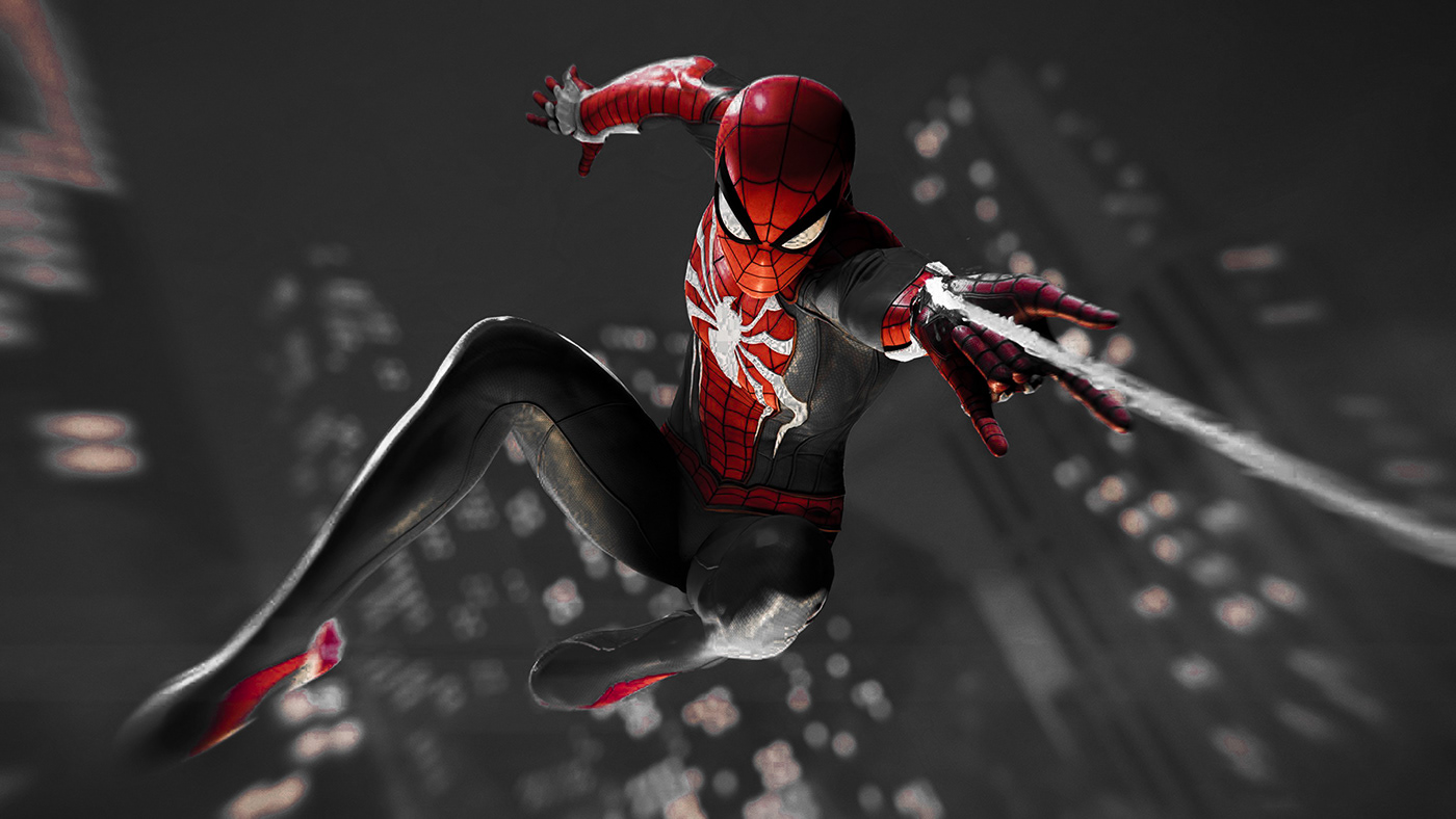 Spider Man homem aranha peter parker marvel video game Ps4