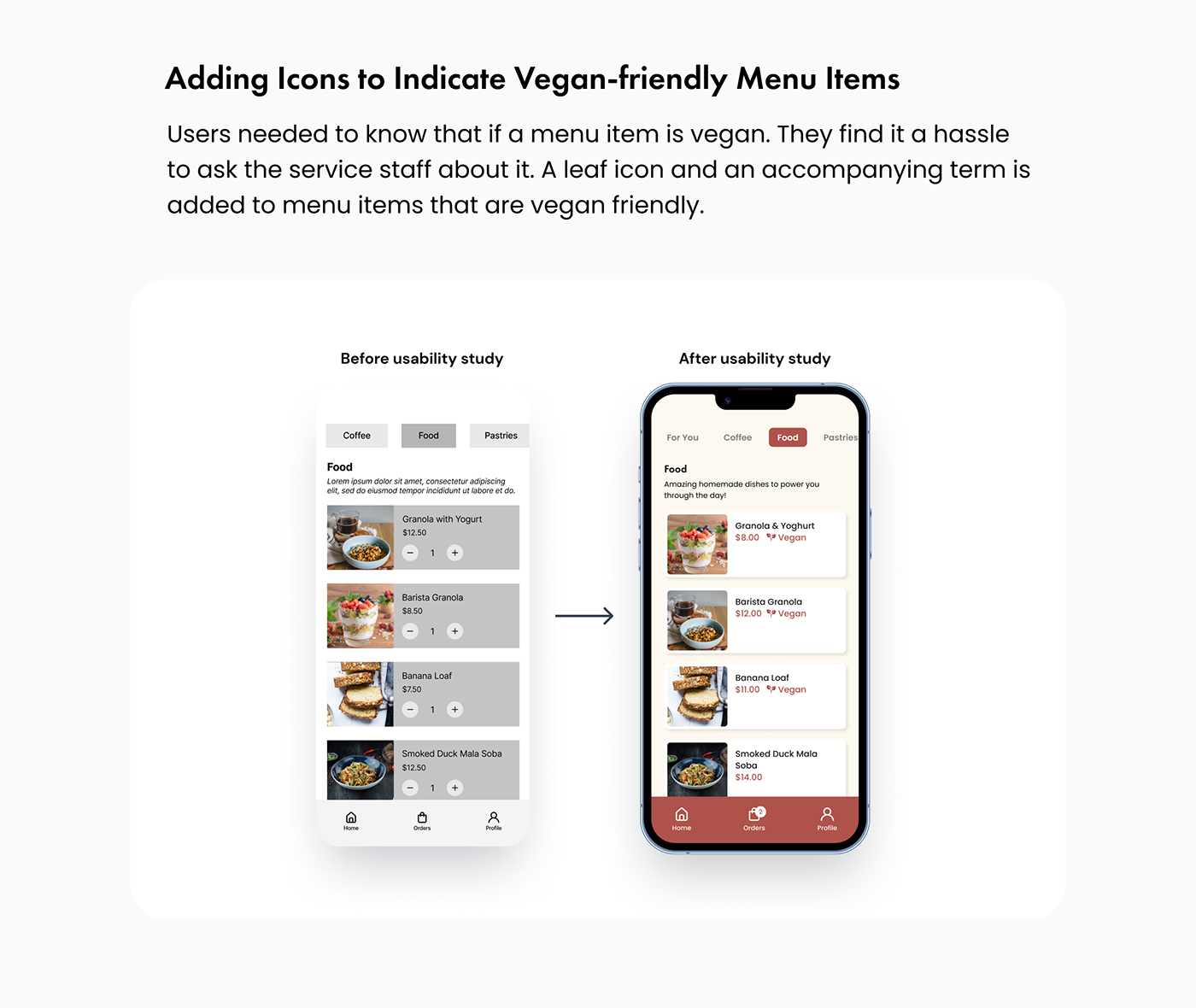 Figma menu app design mobile app design percolate UI/UX Design user experience user interface