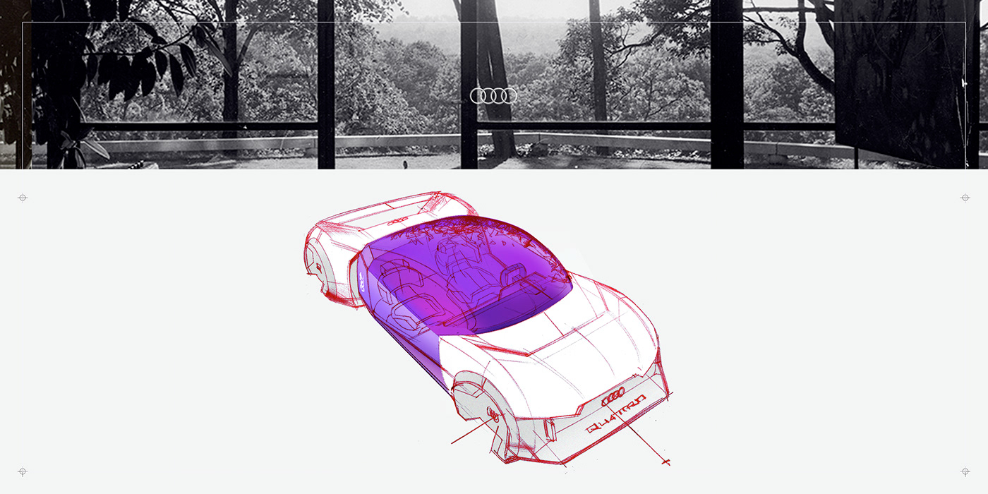 Audiconcept automotivedesign industrialdesign cardesign architecture design productdesign ILLUSTRATION  advanced transportation