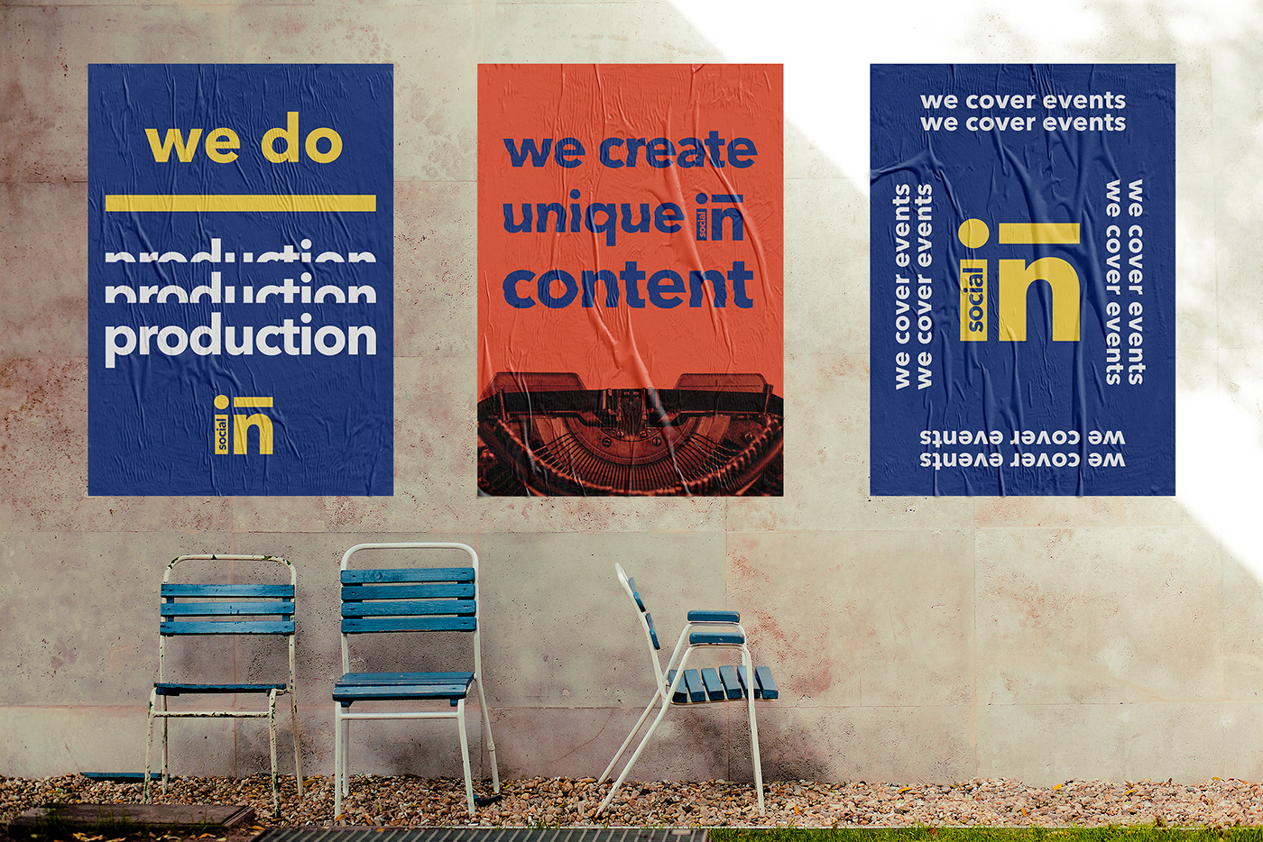 animation  brand identity branding  colors Insocial logo Production social media Website agency