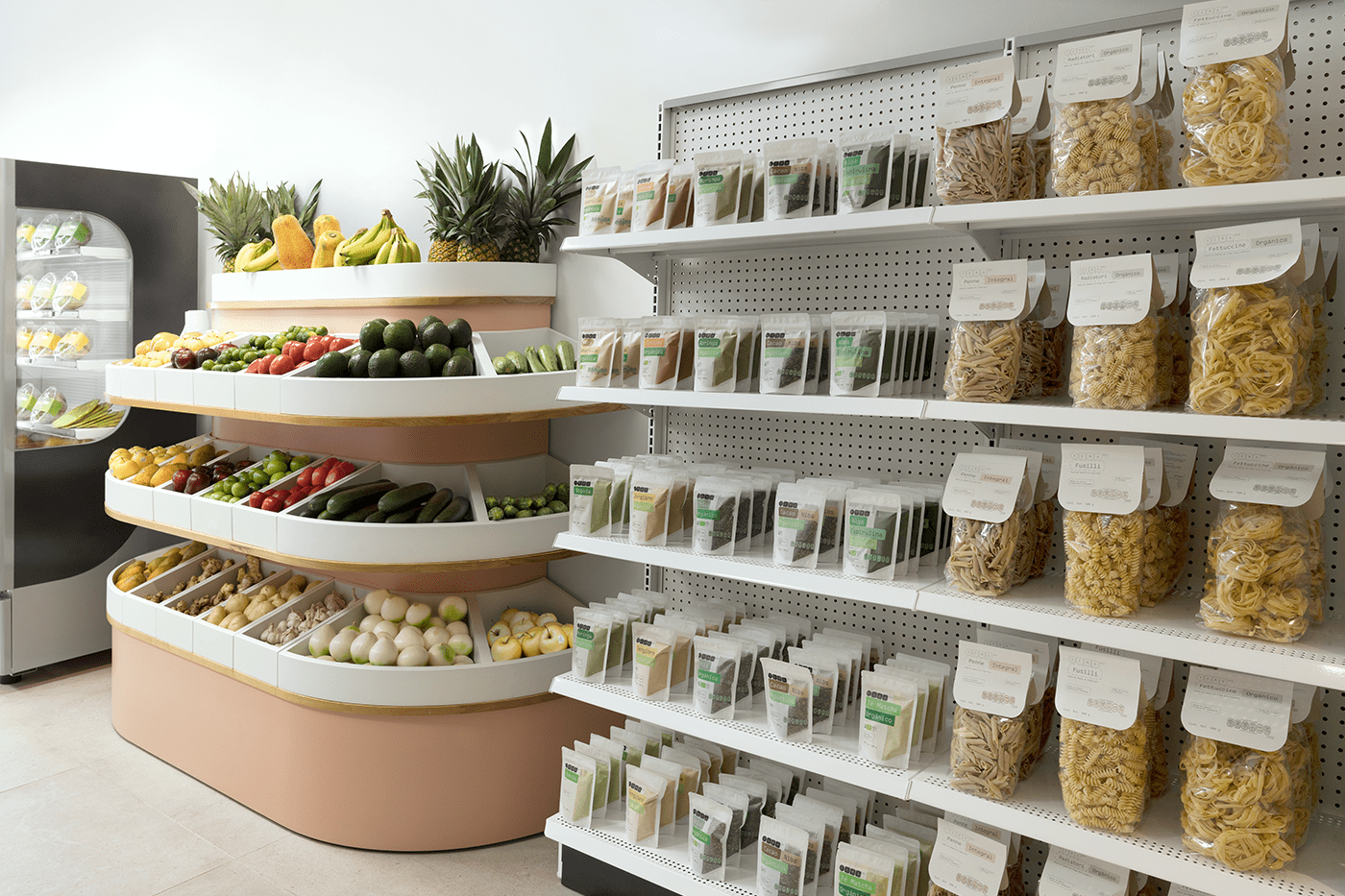 interior design  Retail store Supermarket system visual