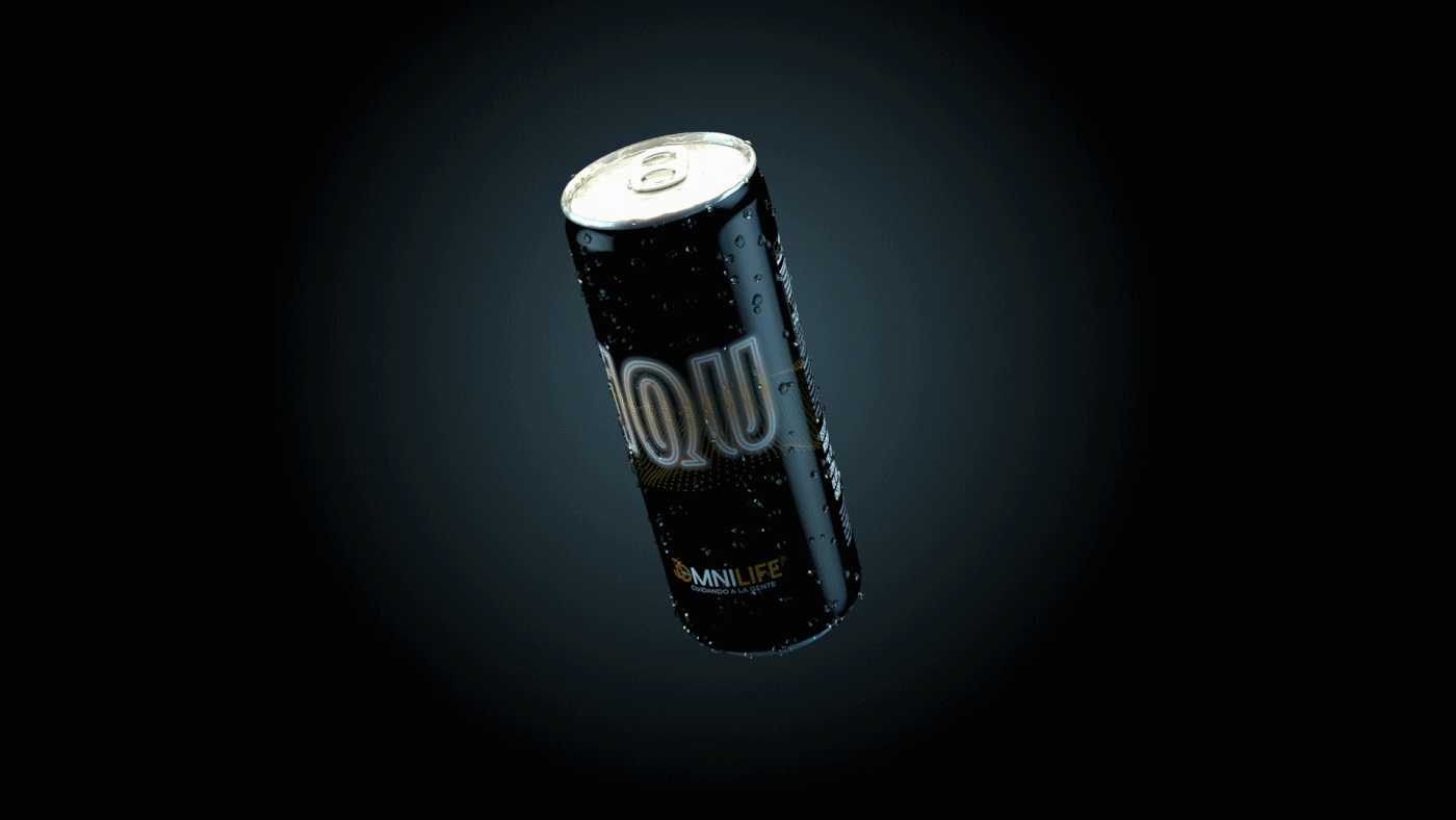 3D can Packaging product design  Render soda visual identity