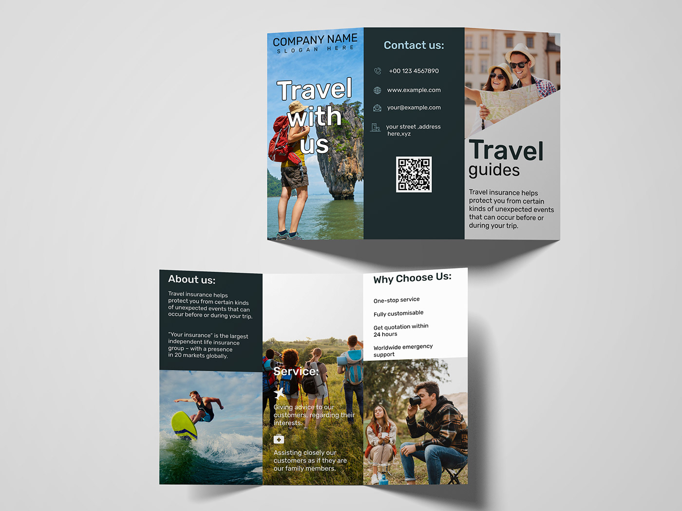 brochure design marketing   Graphic Designer Advertising  Trifold Brochure Design tri-fold business presentation design brand identity