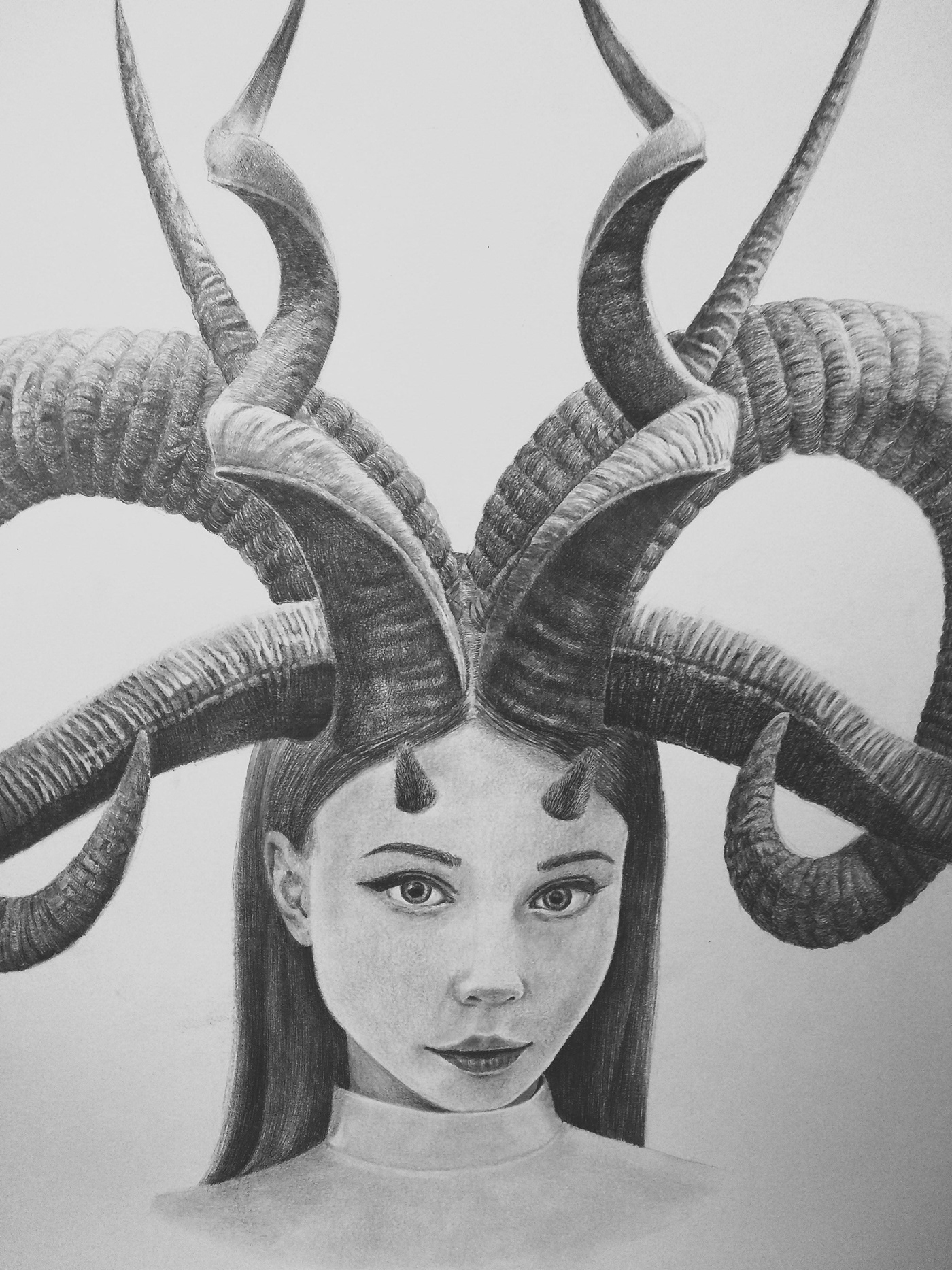 antlers Drawing  art pencil artist creative exclusive idea girl beauty