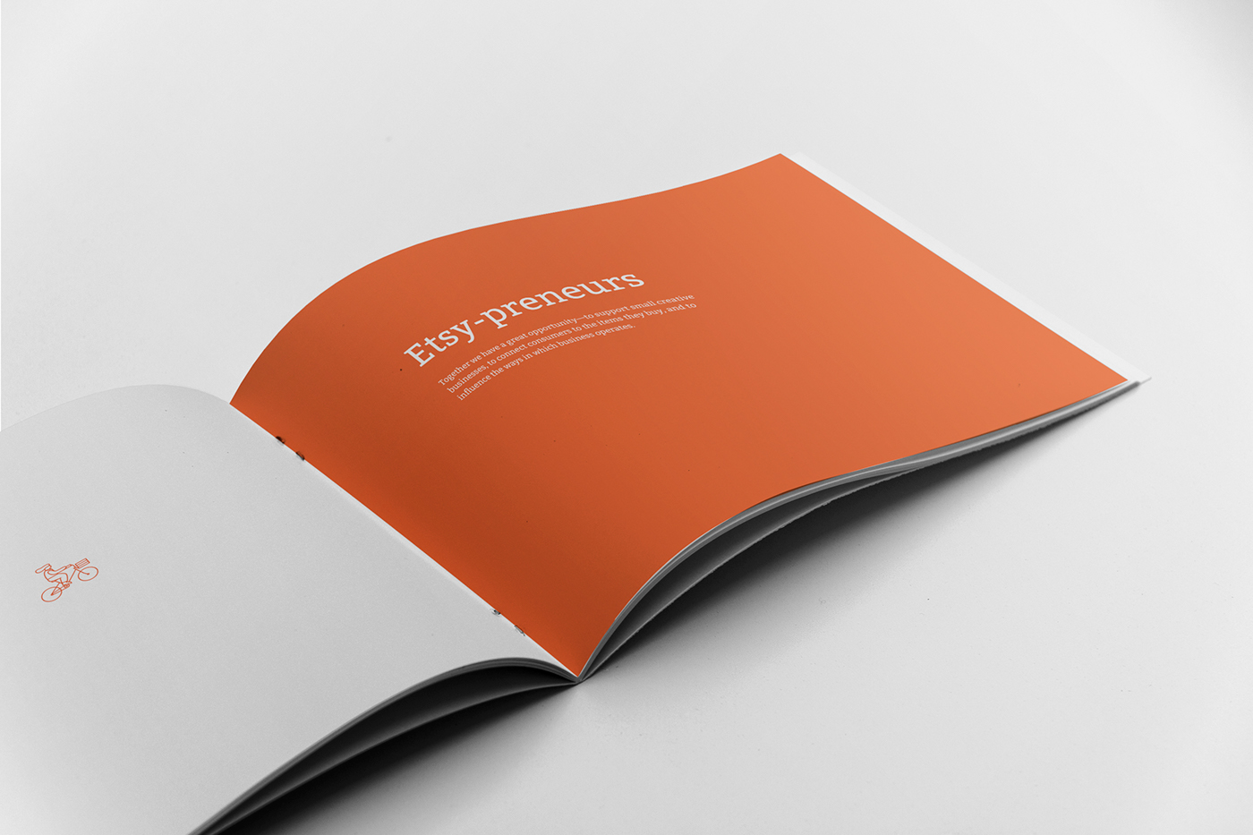 etsy annual report design graphic design  publication