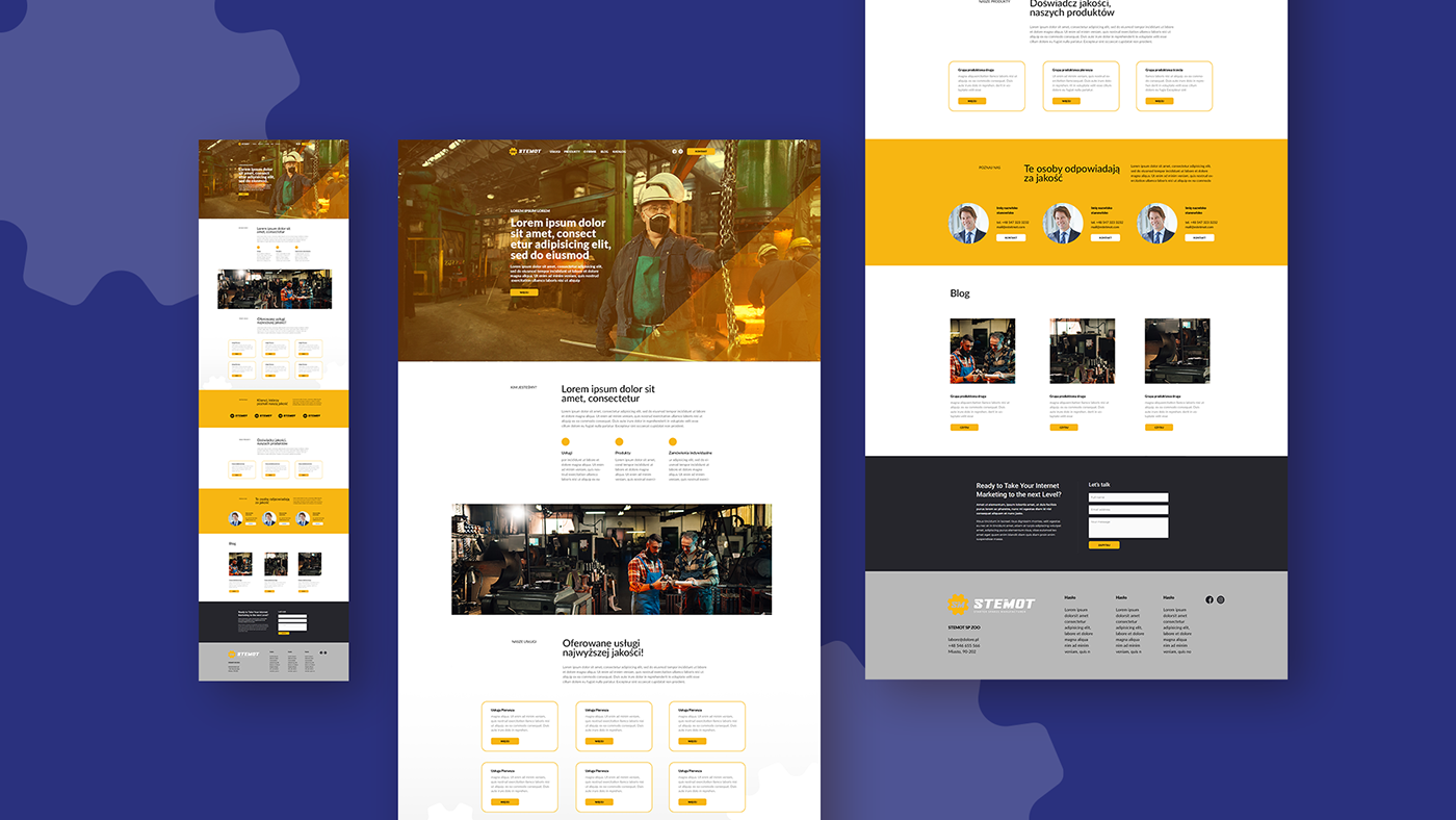 Web Design  Website UI/UX landing page design identity