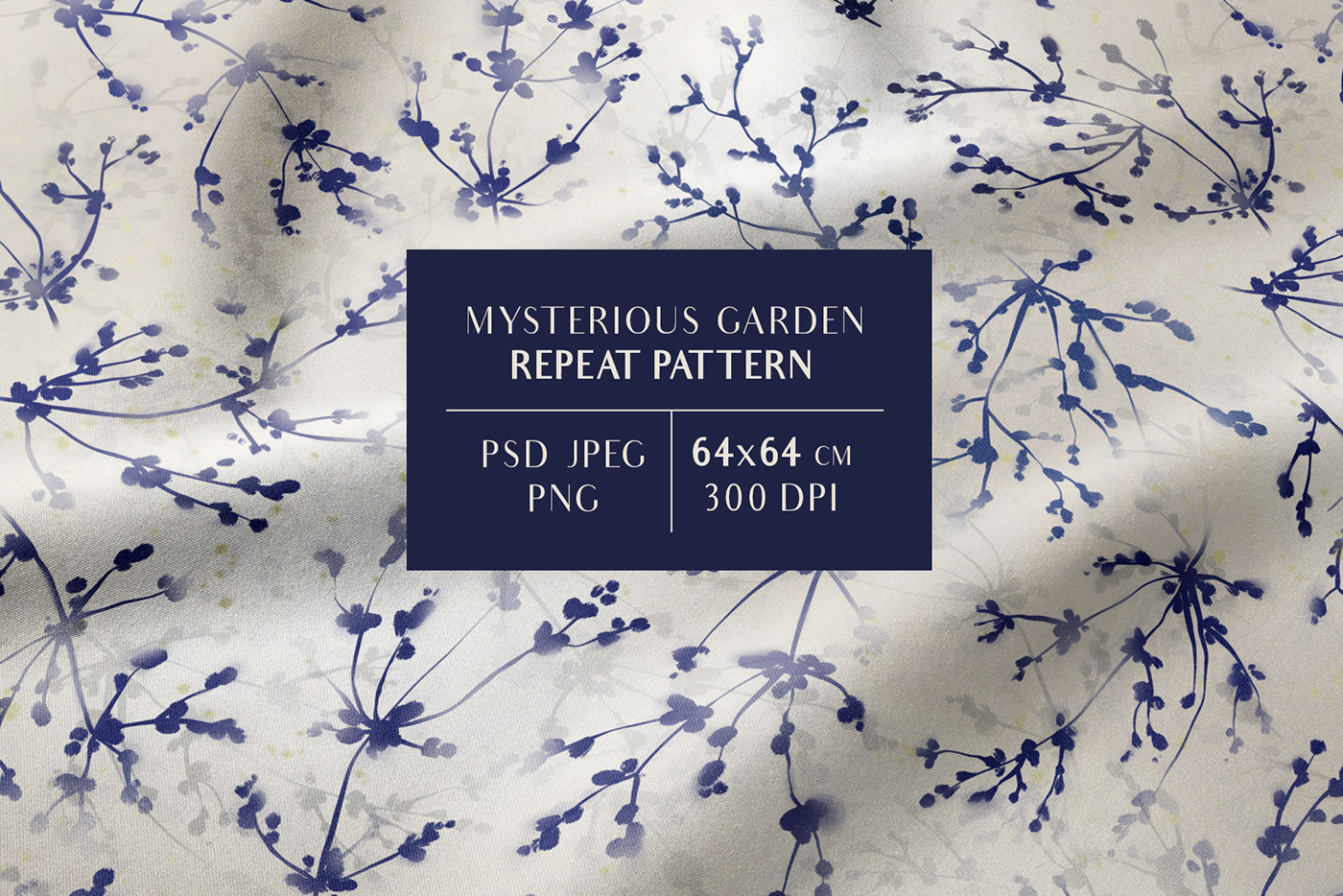 Surface Pattern seamless pattern Melancholic floral print wallpaper fabric design floral pattern