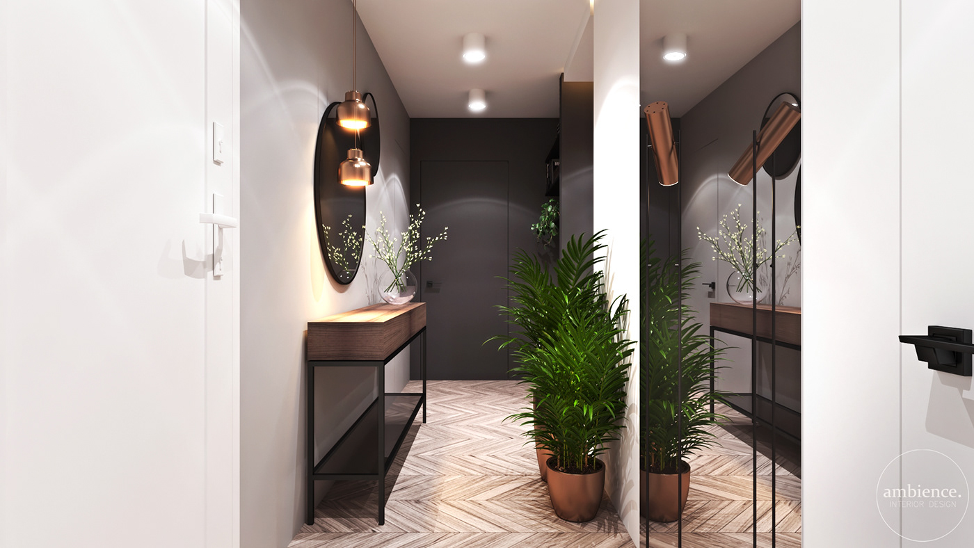 London design Interior posh elegant modern kitchen living room bathroom hallway