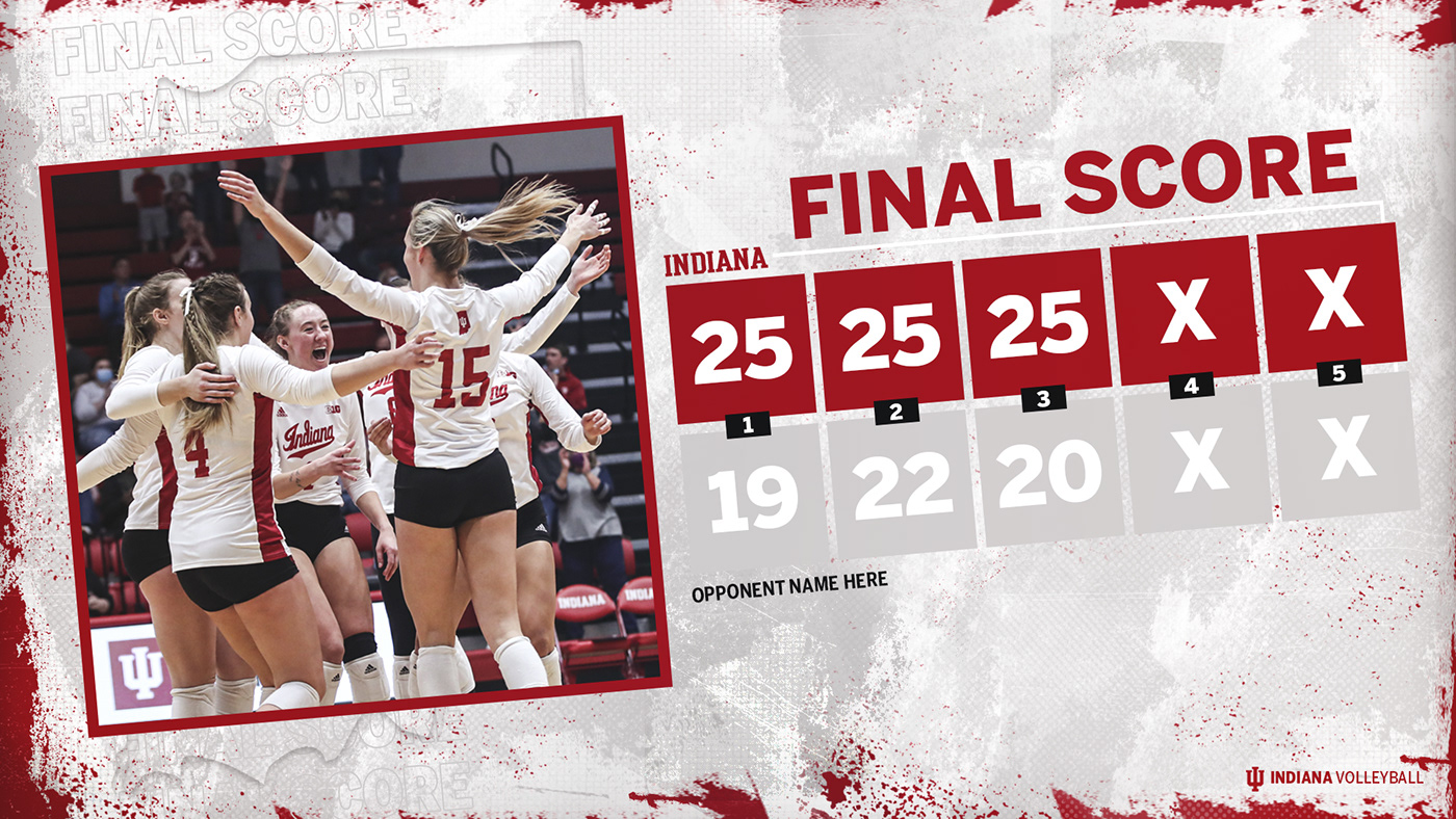 design hoosiers indiana NCAA season content sm sports sports Sports Design volleyball