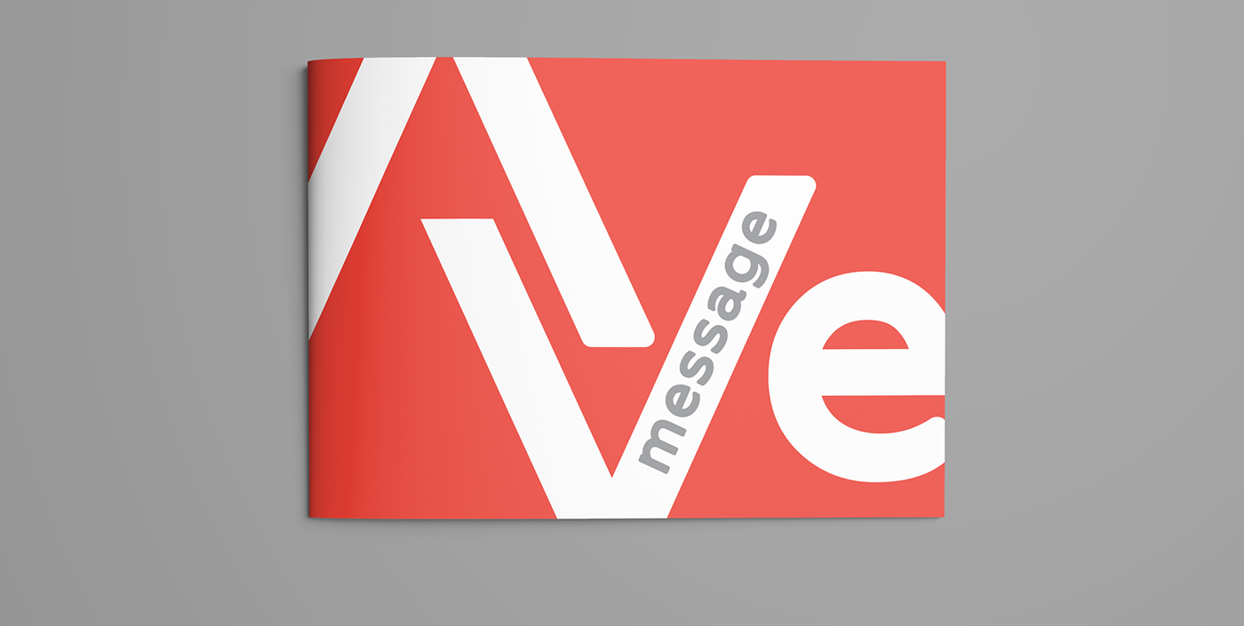 brochure logo Logotype messenger presentation Startup web-page