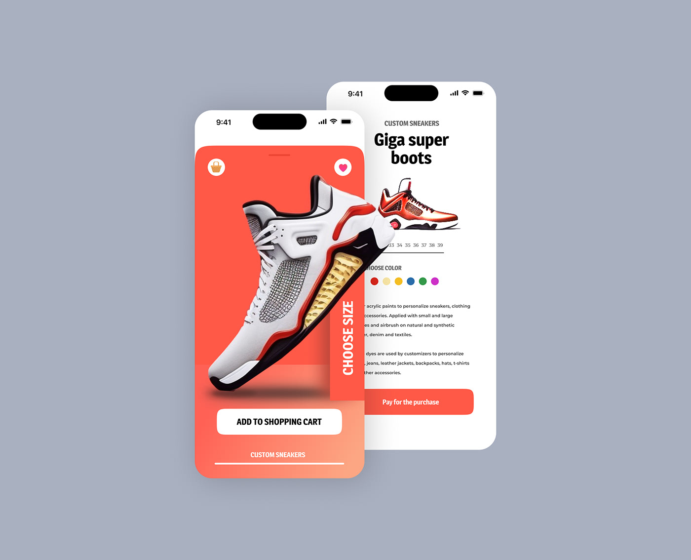 artwork custom sneakers design Figma midjourney Mobile app neural network UI ux ux/ui