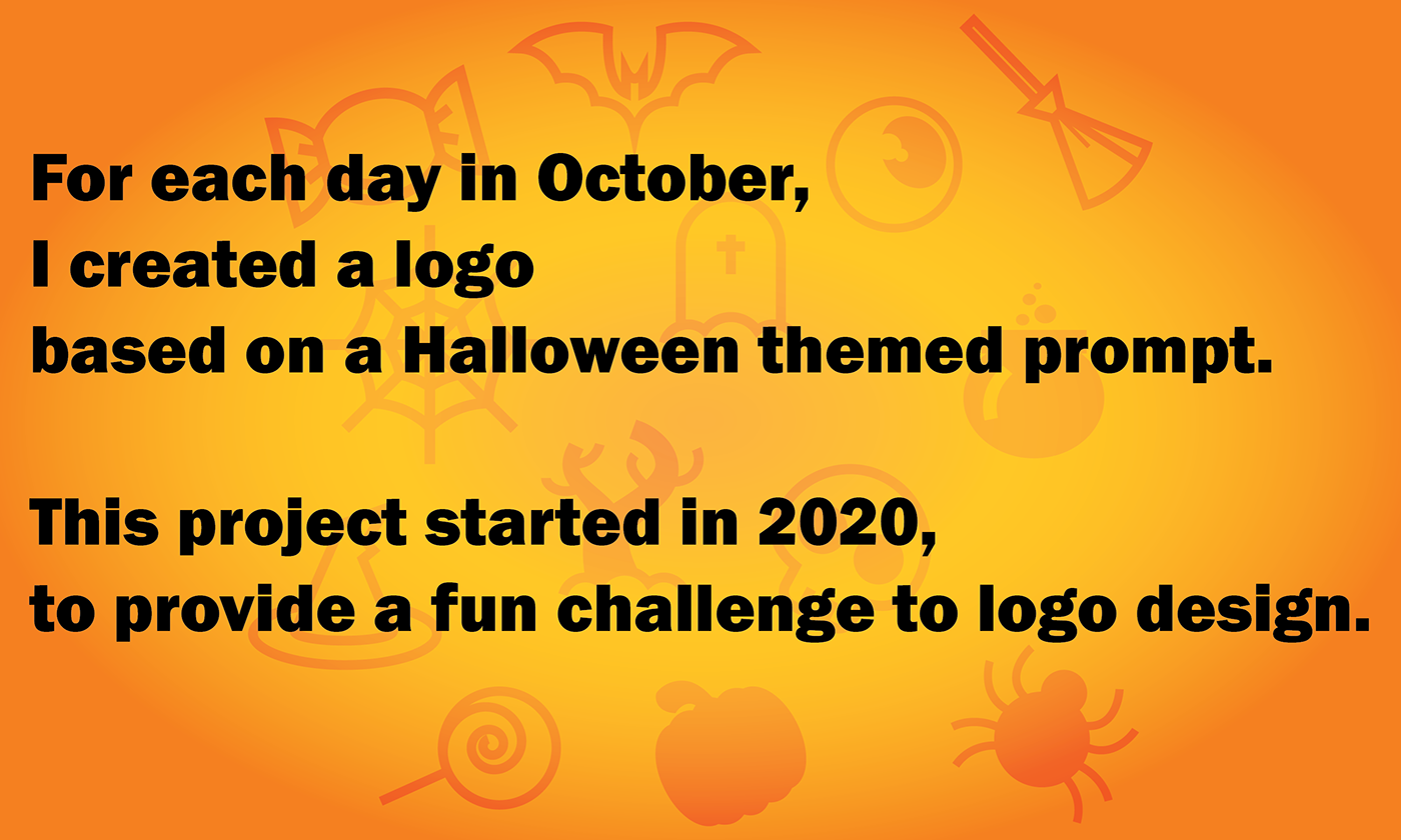 Halloween logo logo challenge logo challenge 2021 logo collections Logo Design logofolio Logofolio 2021 Logotype october 2021