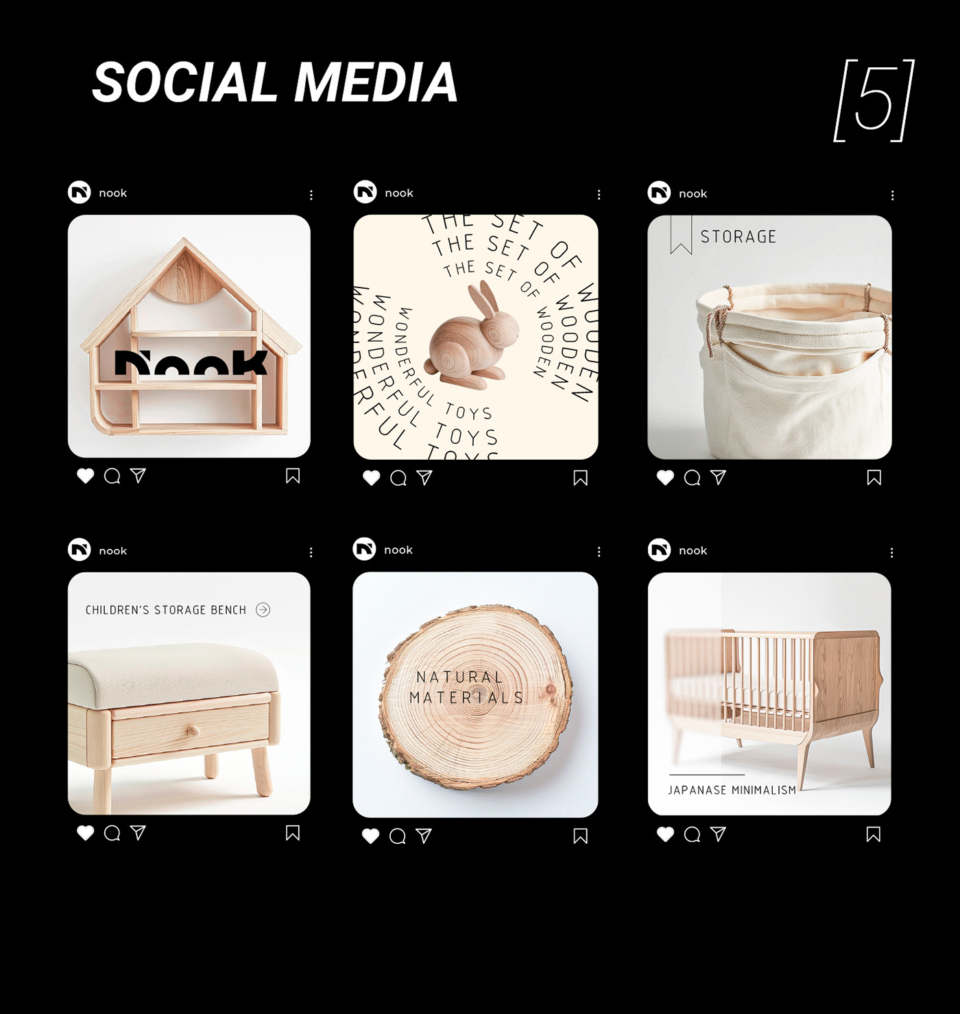 furniture Logo Design catalog Social media post brand identity branding  identity